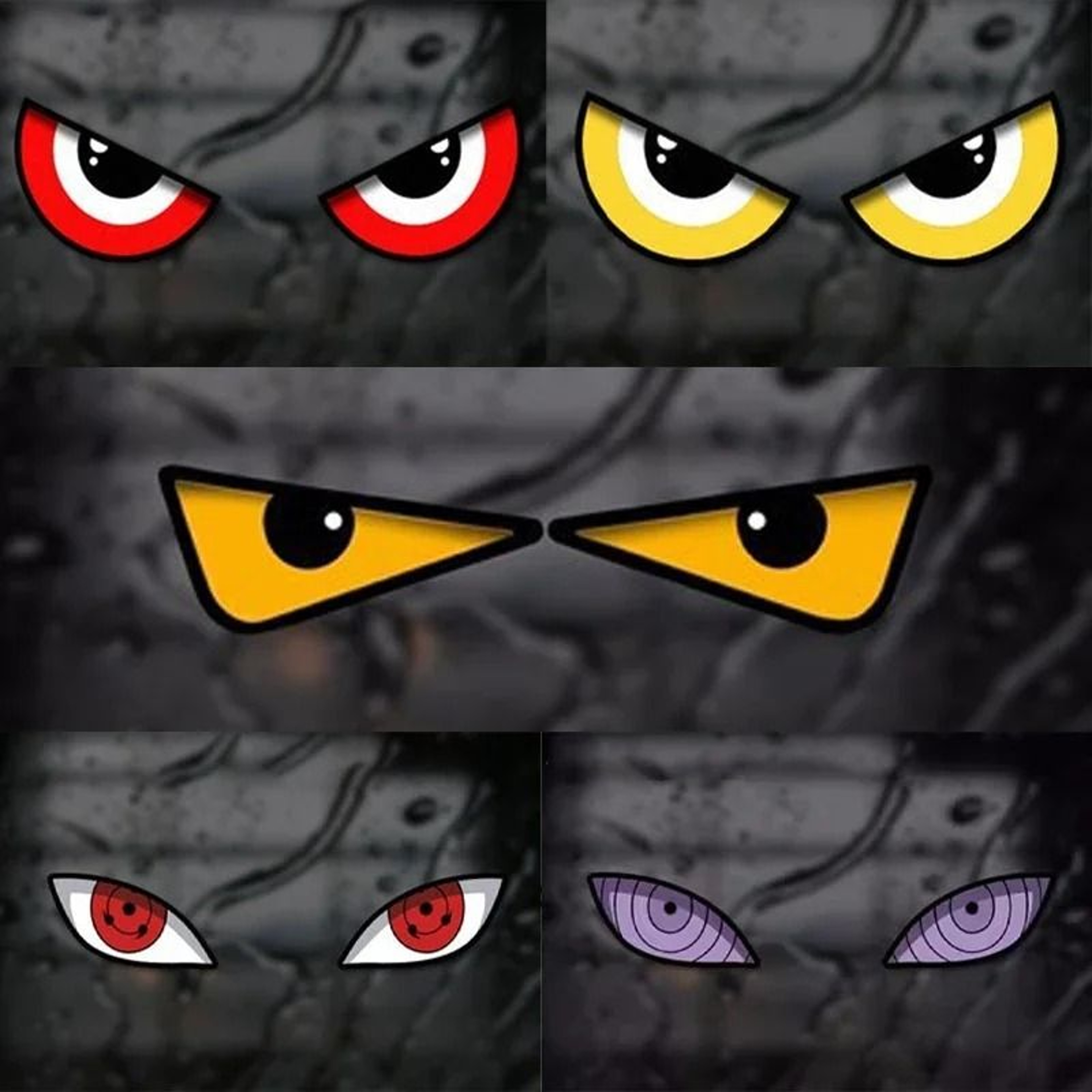 Reflective Devils Eye Car Sticker For Helmet Decor 9