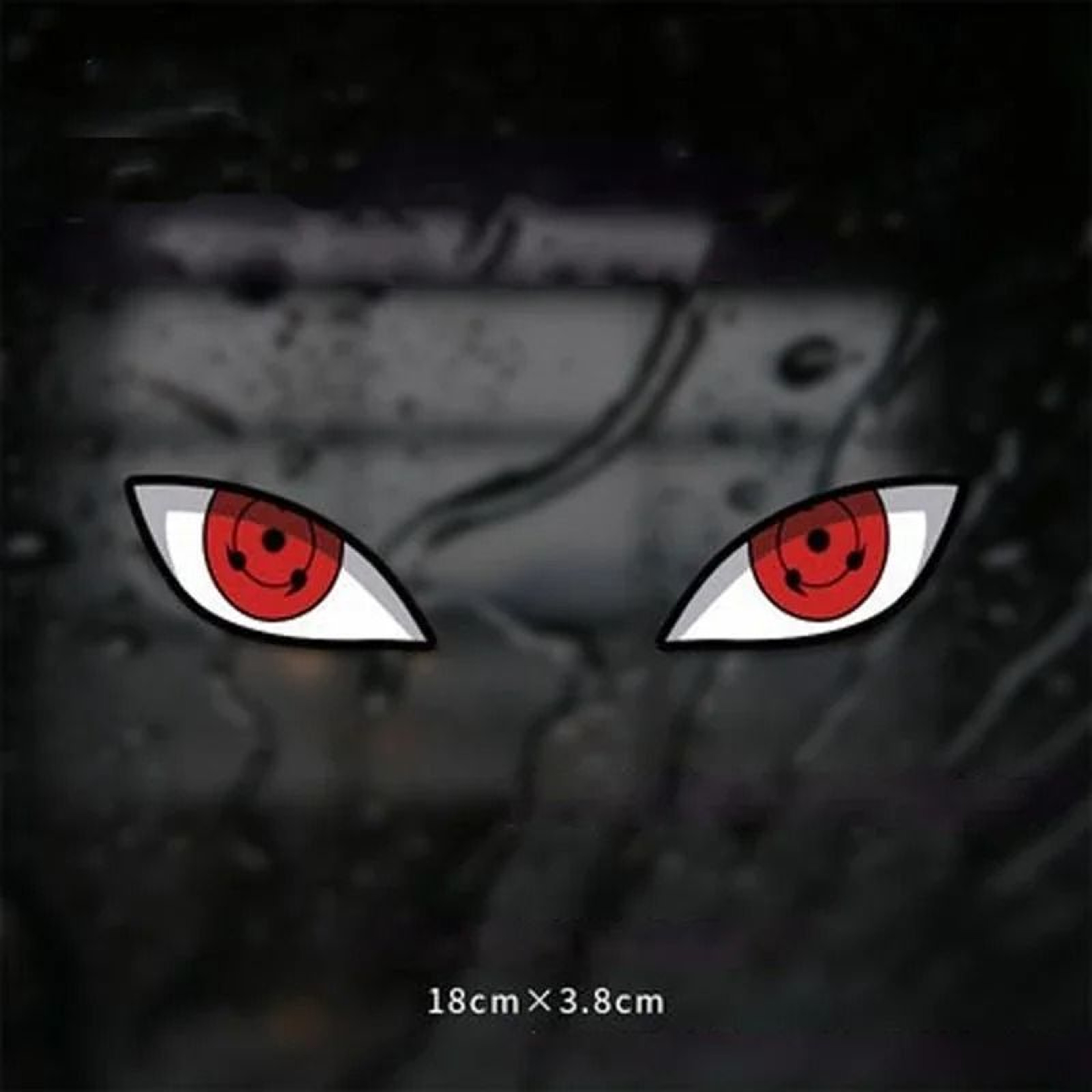 Reflective Devils Eye Car Sticker For Helmet Decor 3