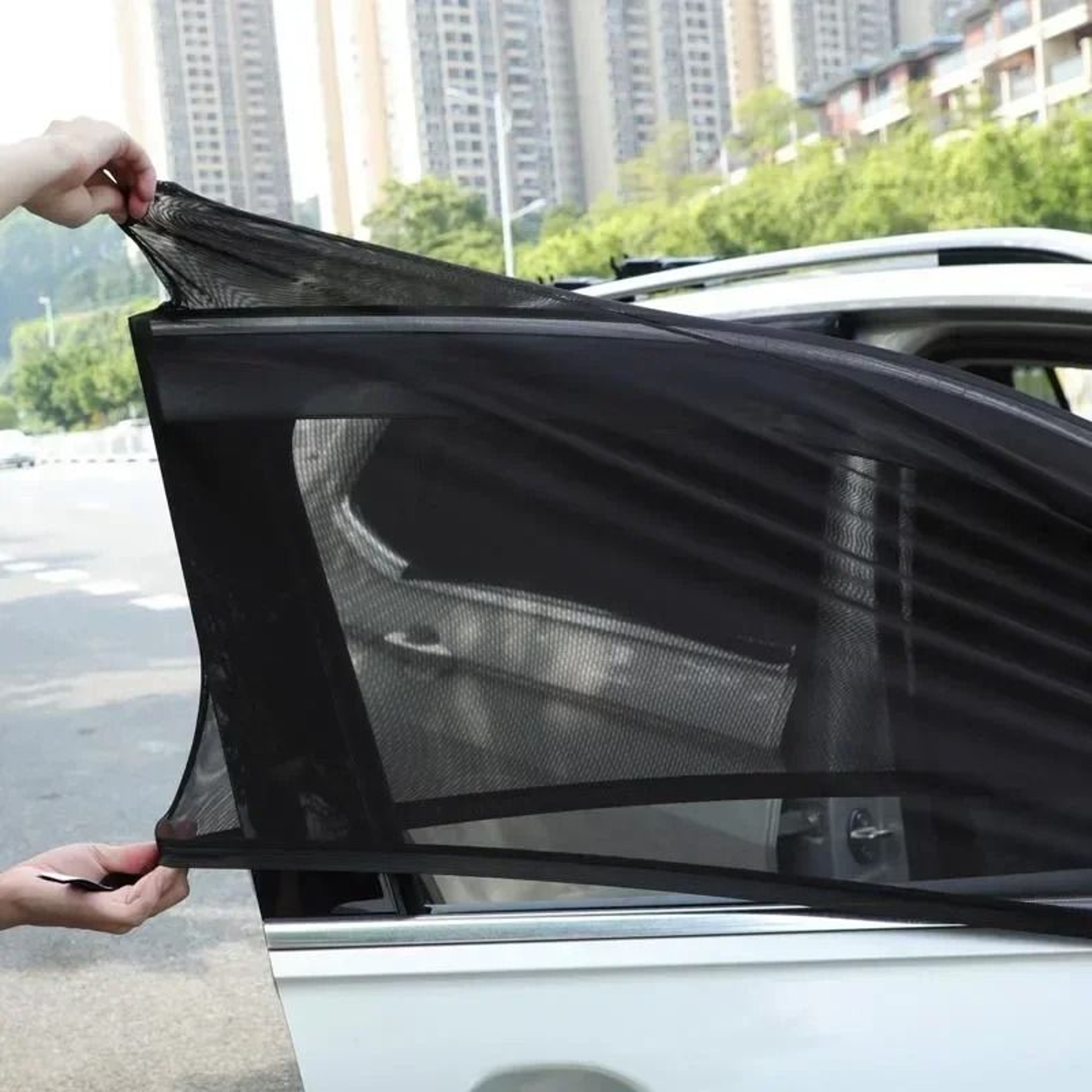 Car Mosquito Net Window Sunshade Curtain 0