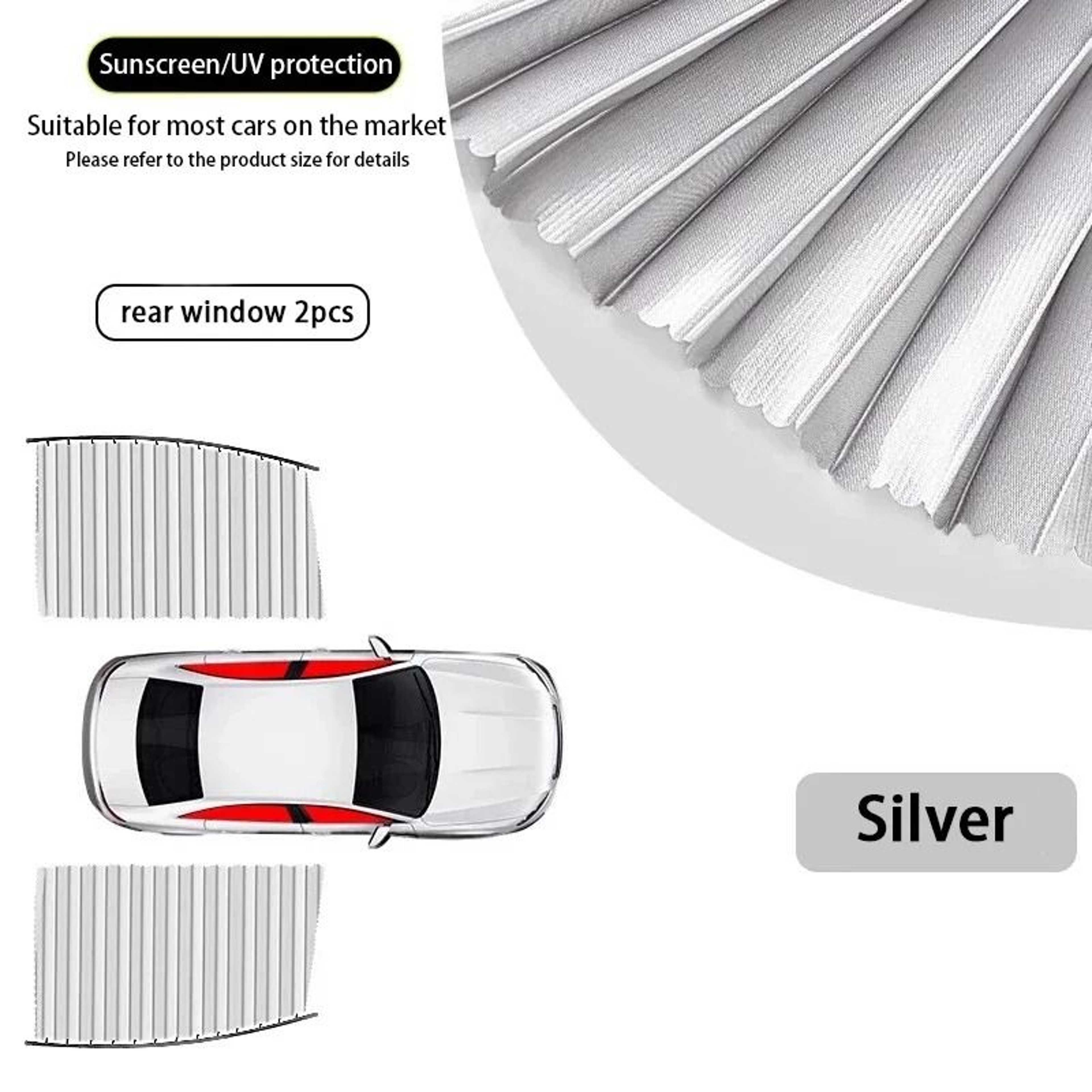 Retractable Car Privacy Curtains For Side Windows 4