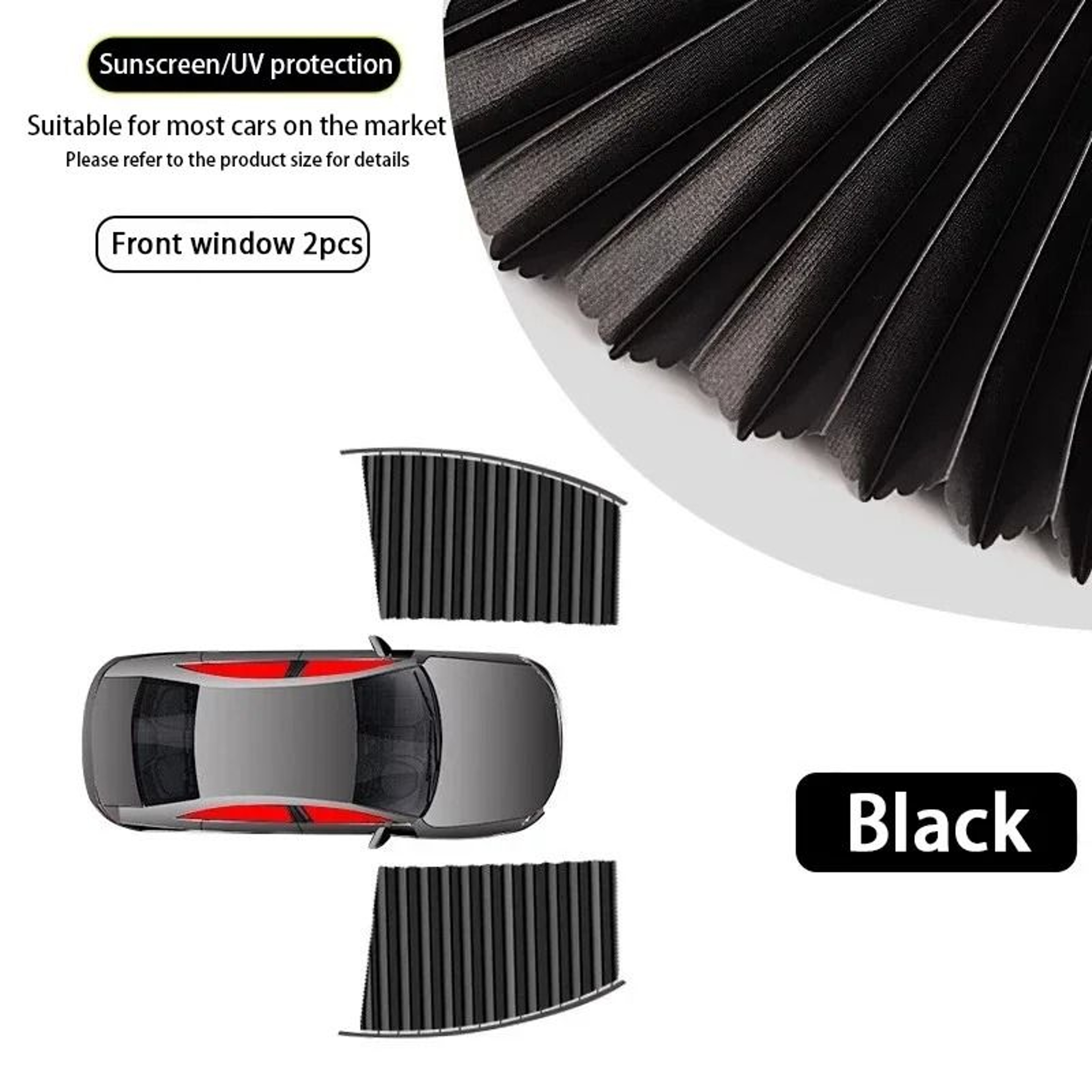 Retractable Car Privacy Curtains For Side Windows 1