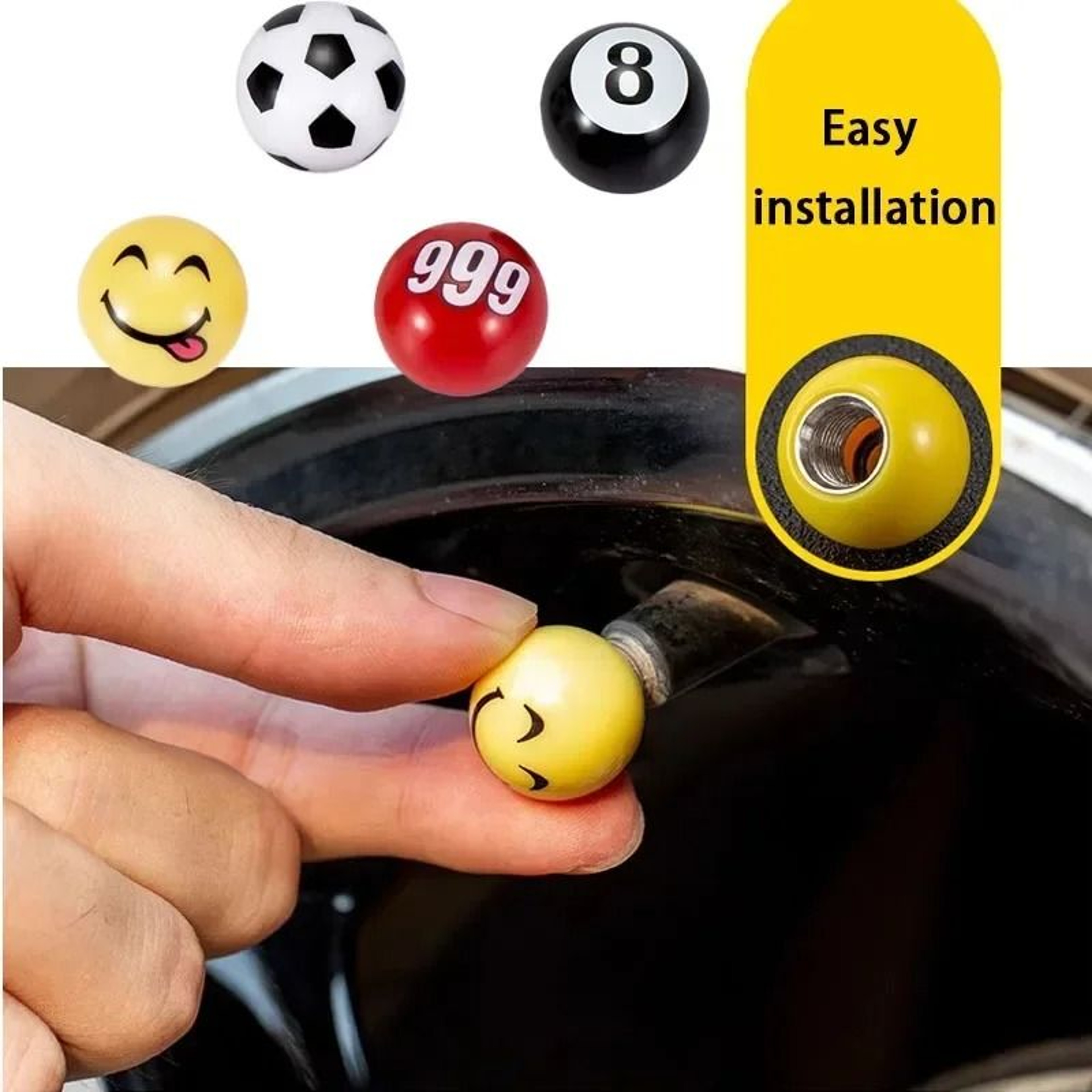 Creative Tire Valve Caps For Universal Wheel Protection 21
