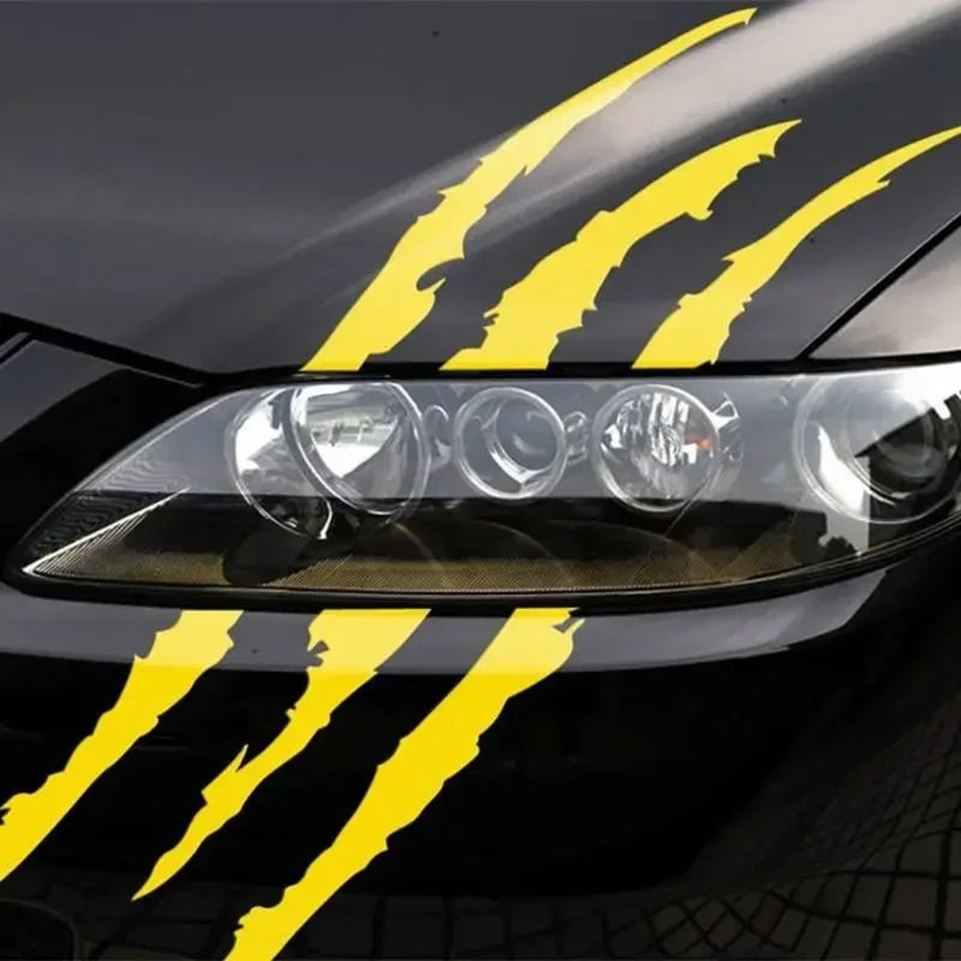 Reflective Ghost Claw Headlight Stickers For Car Decor 4