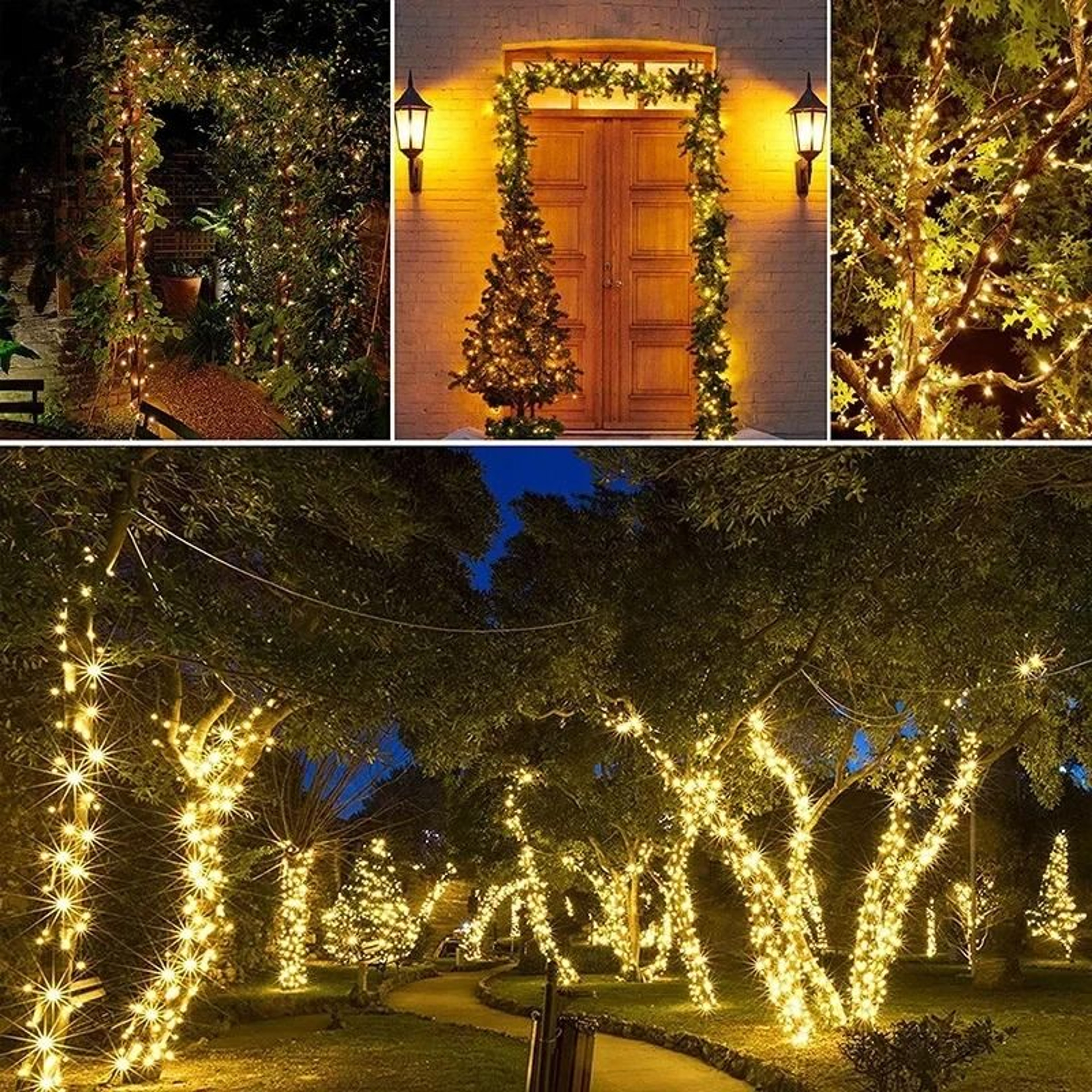 Solar Star String Lights Waterproof Outdoor Camping And Party Decor 0