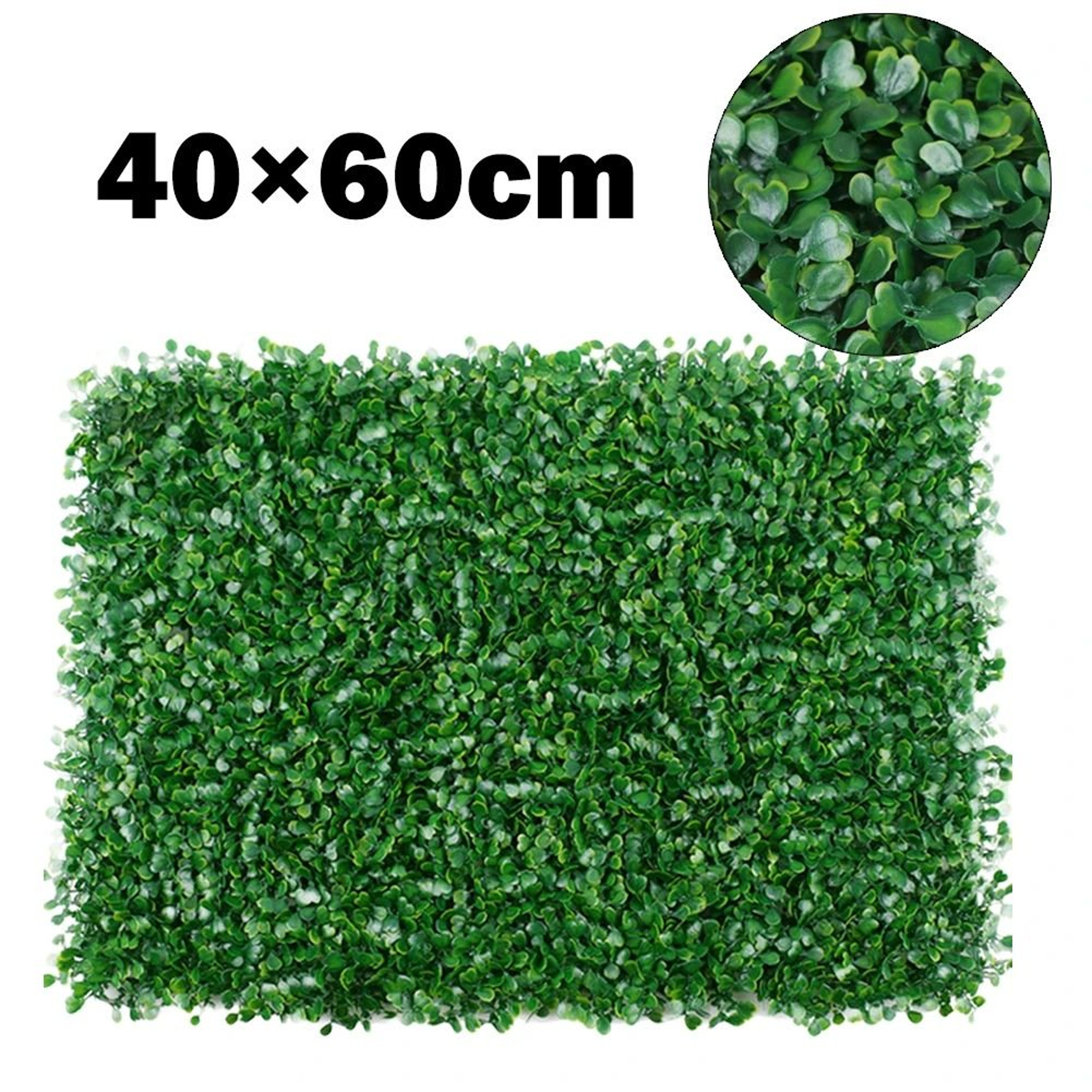 Artificial Plant Wall Hedge Grass Mat Greenery Panel For Indoor Outdoor Decor 4