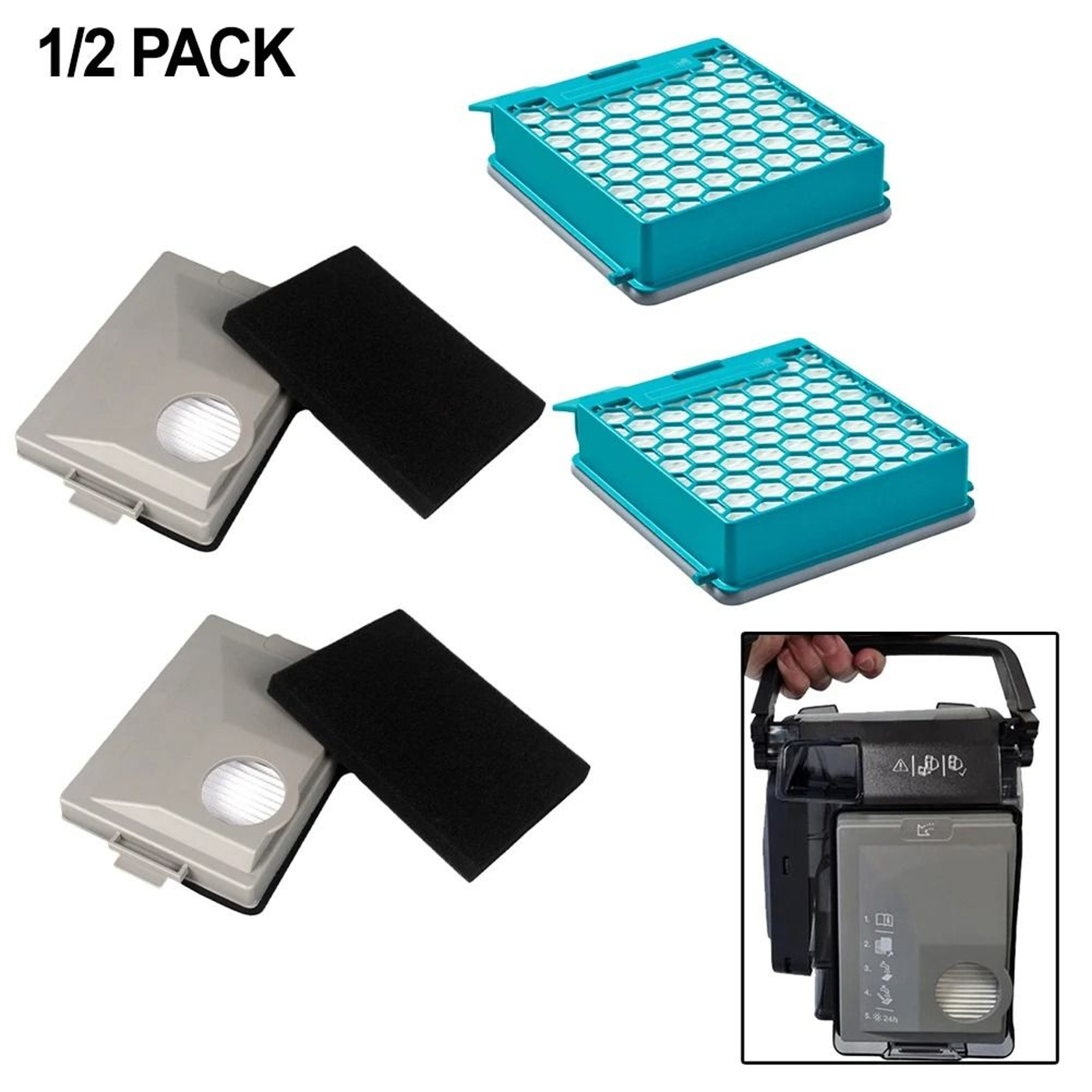 Carbon Vacuum Filter For Miele Boost CX1 Replacement 2