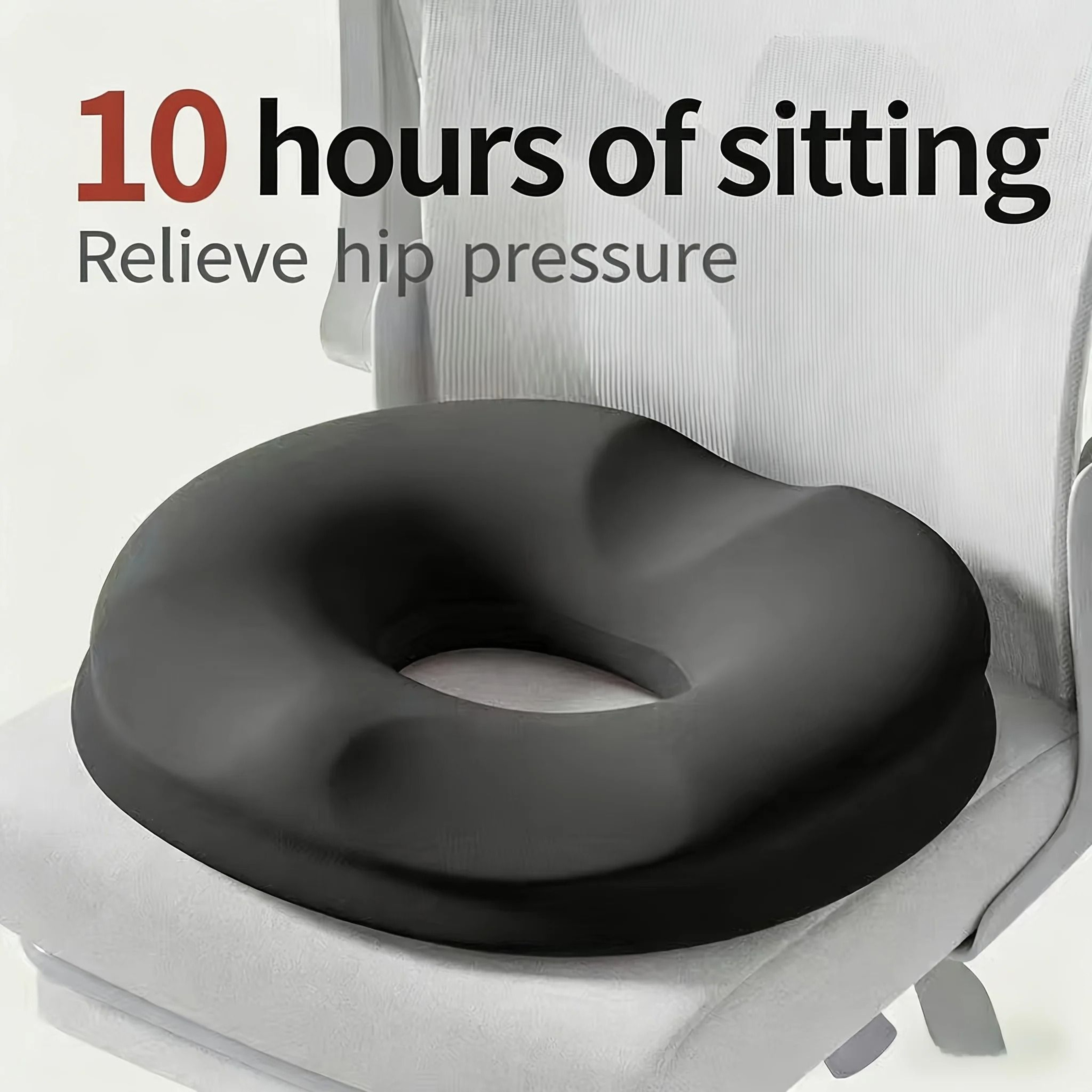 Memory Foam Donut Seat Cushion For Tailbone Comfort 7