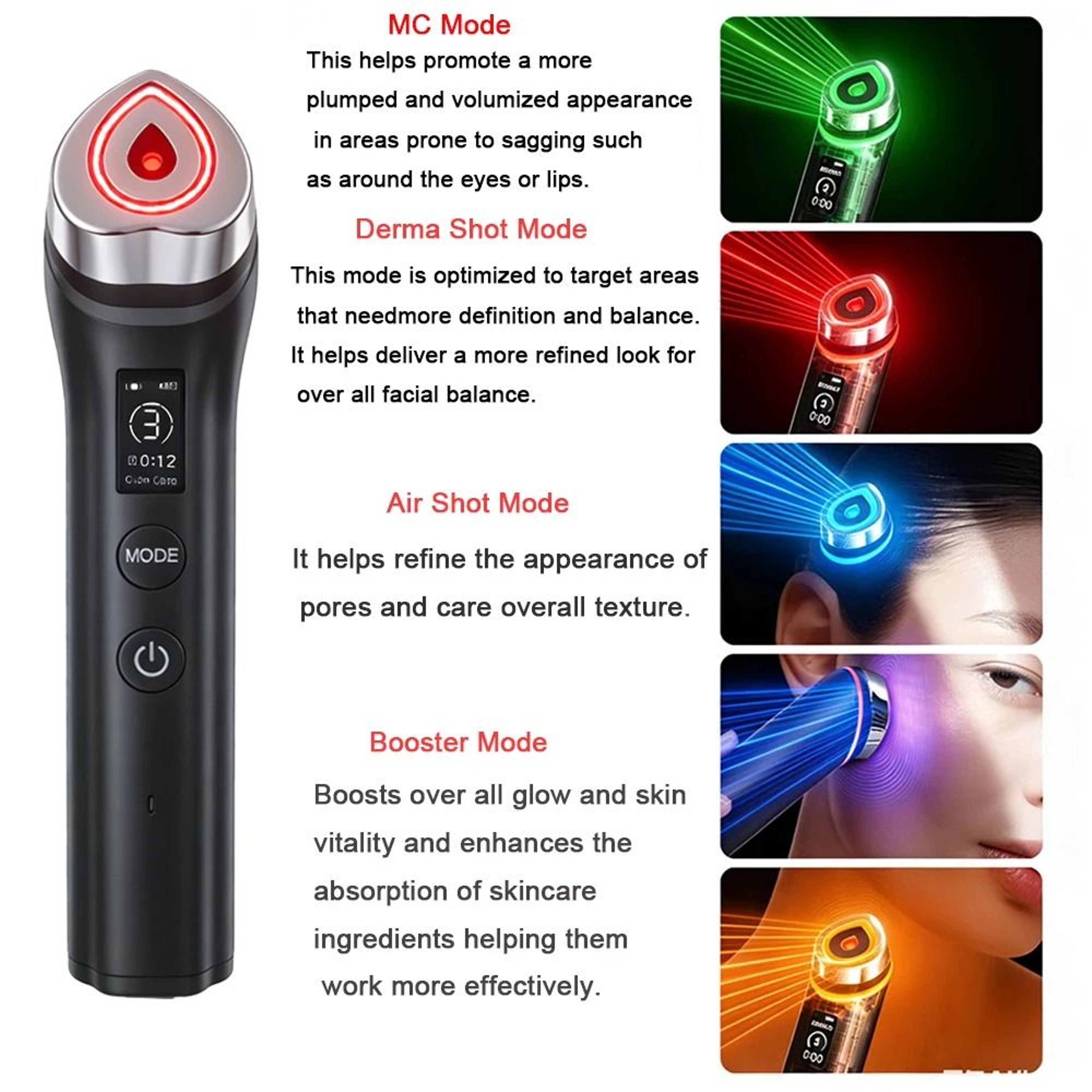 5 Mode RF Facial Beauty Device For Skin Tightening 0