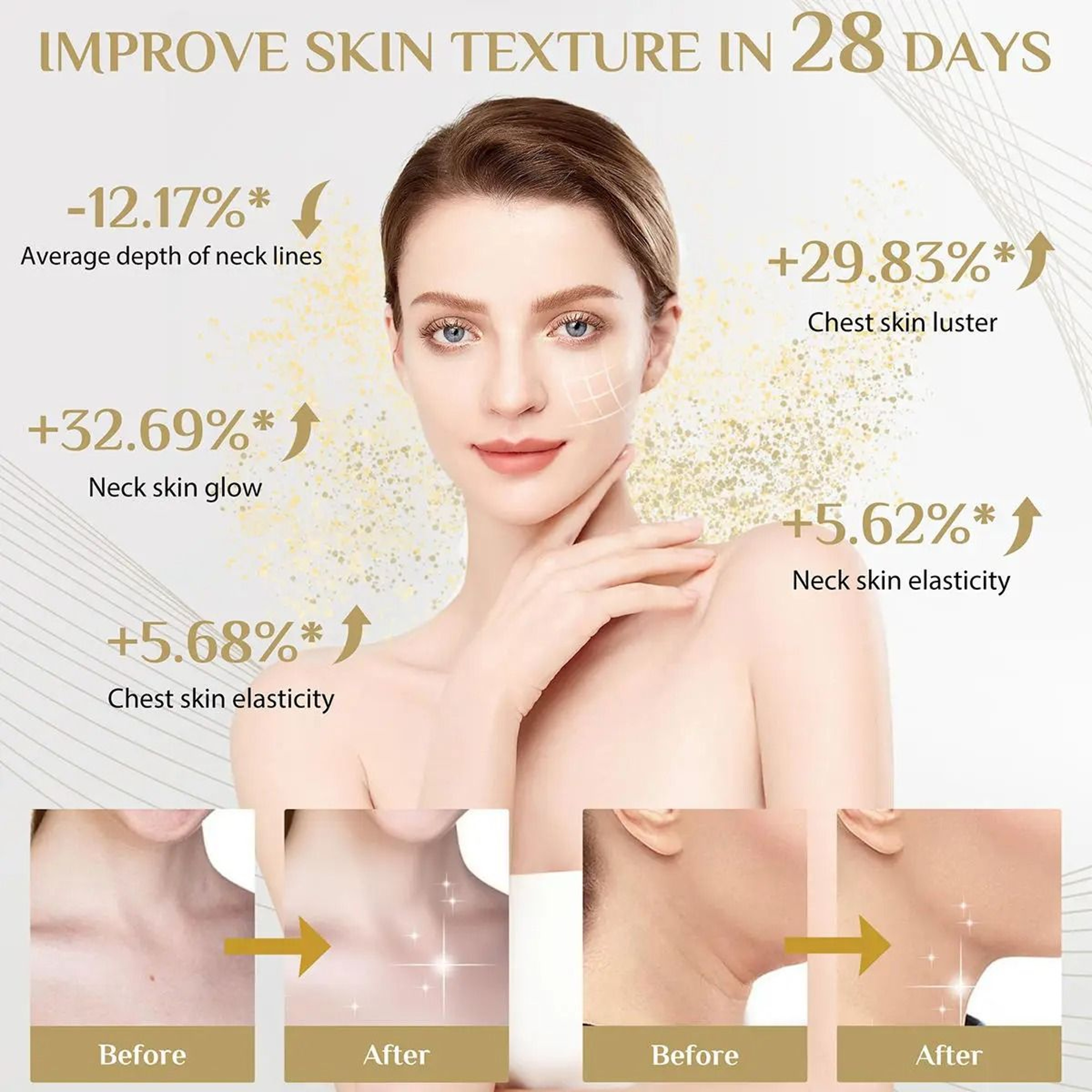 Silicone LED Face Mask With Neck Red Light Therapy For Brighter Skin 4