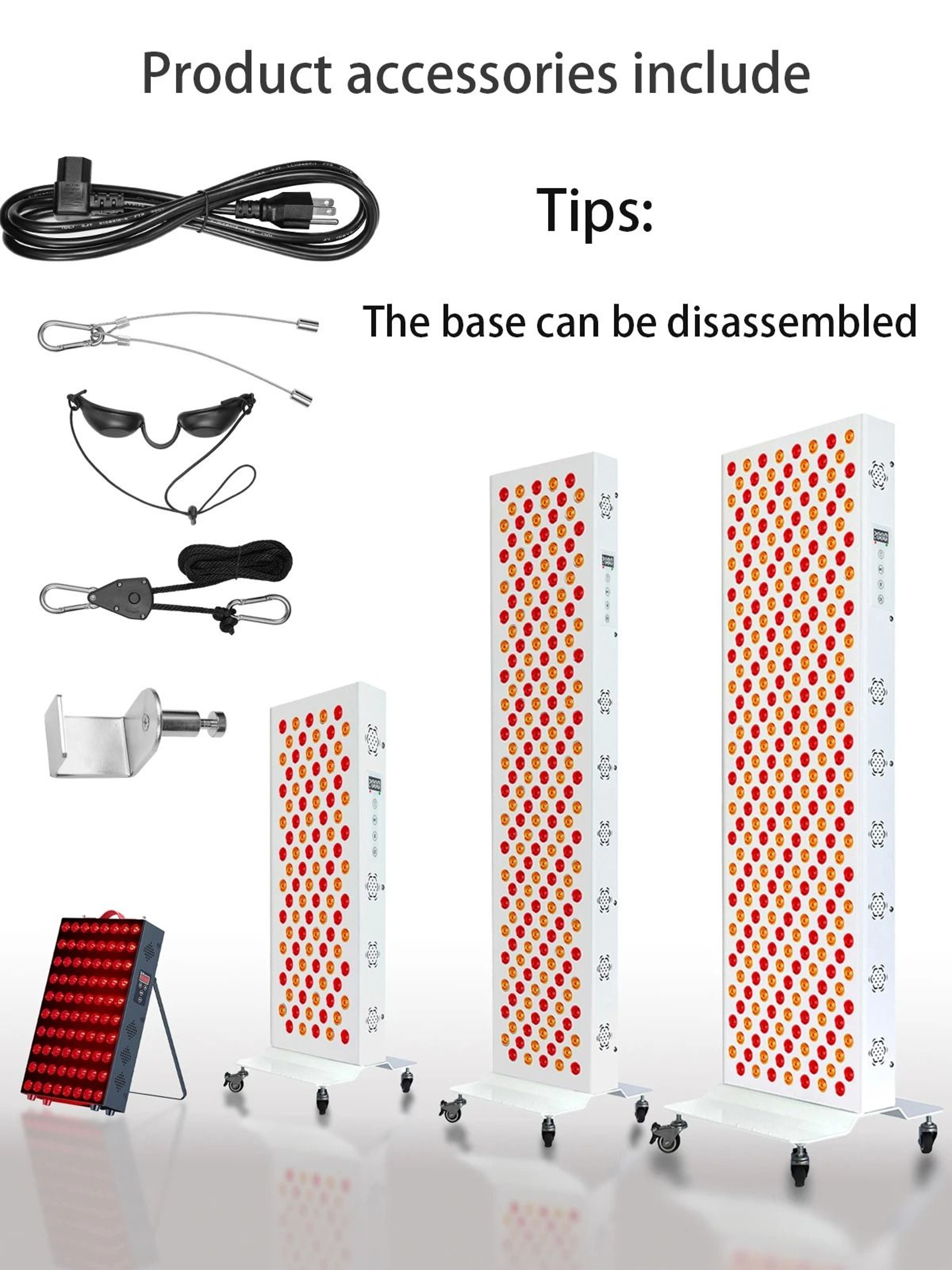 Red Light Therapy Panel Near Infrared LED Lamp For Face And Body 12