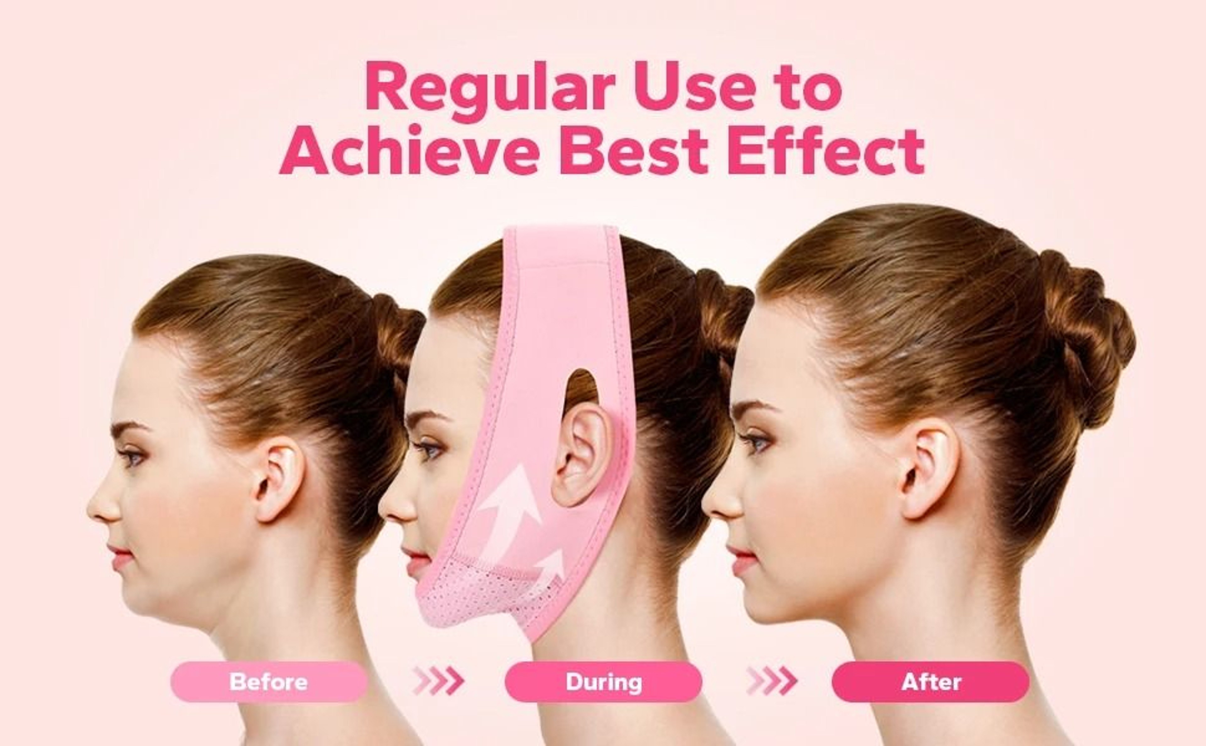 V Line Face Strap Reusable Jawline Support Face Lifting Belt 7