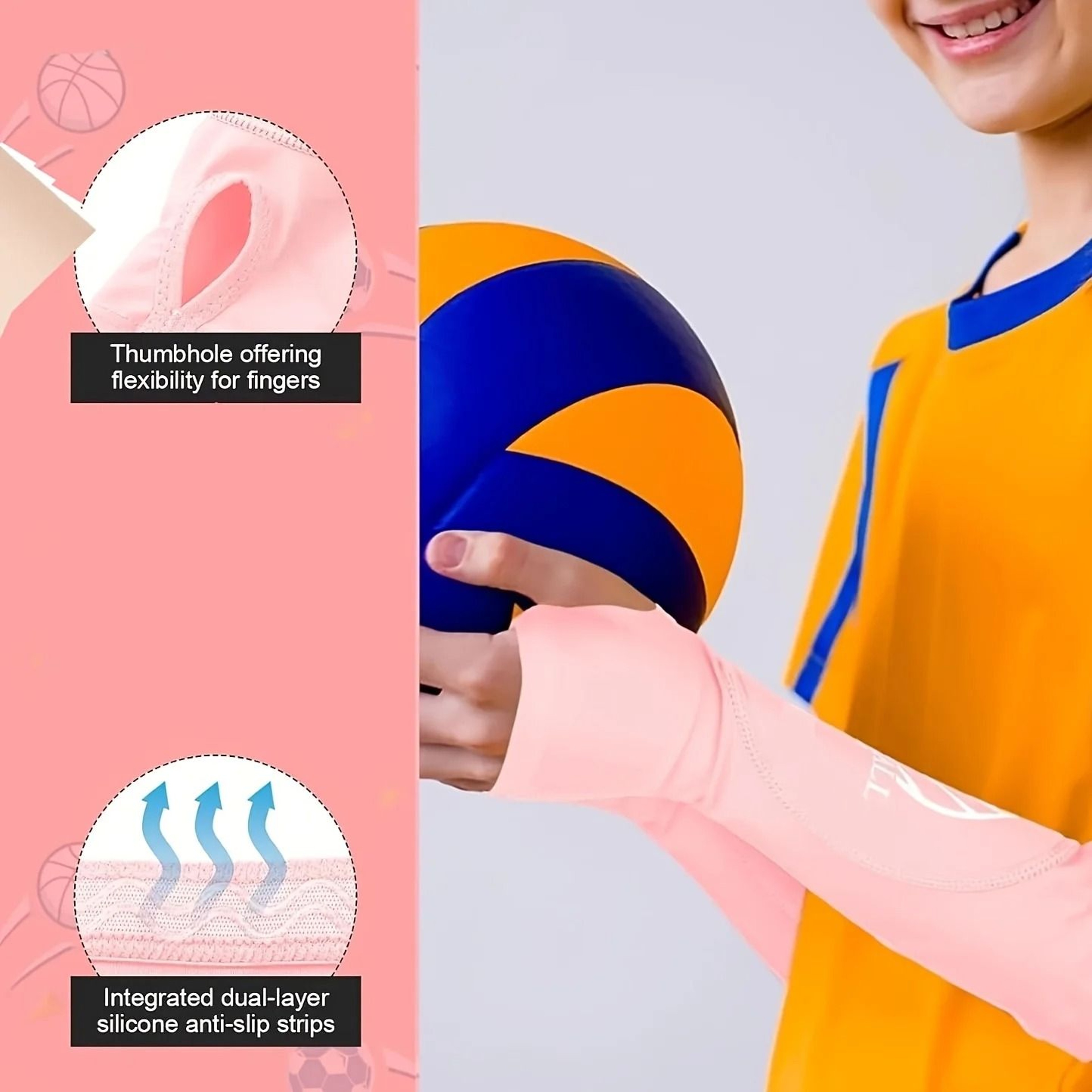 VolleyShield Padded Volleyball Arm Sleeves 11