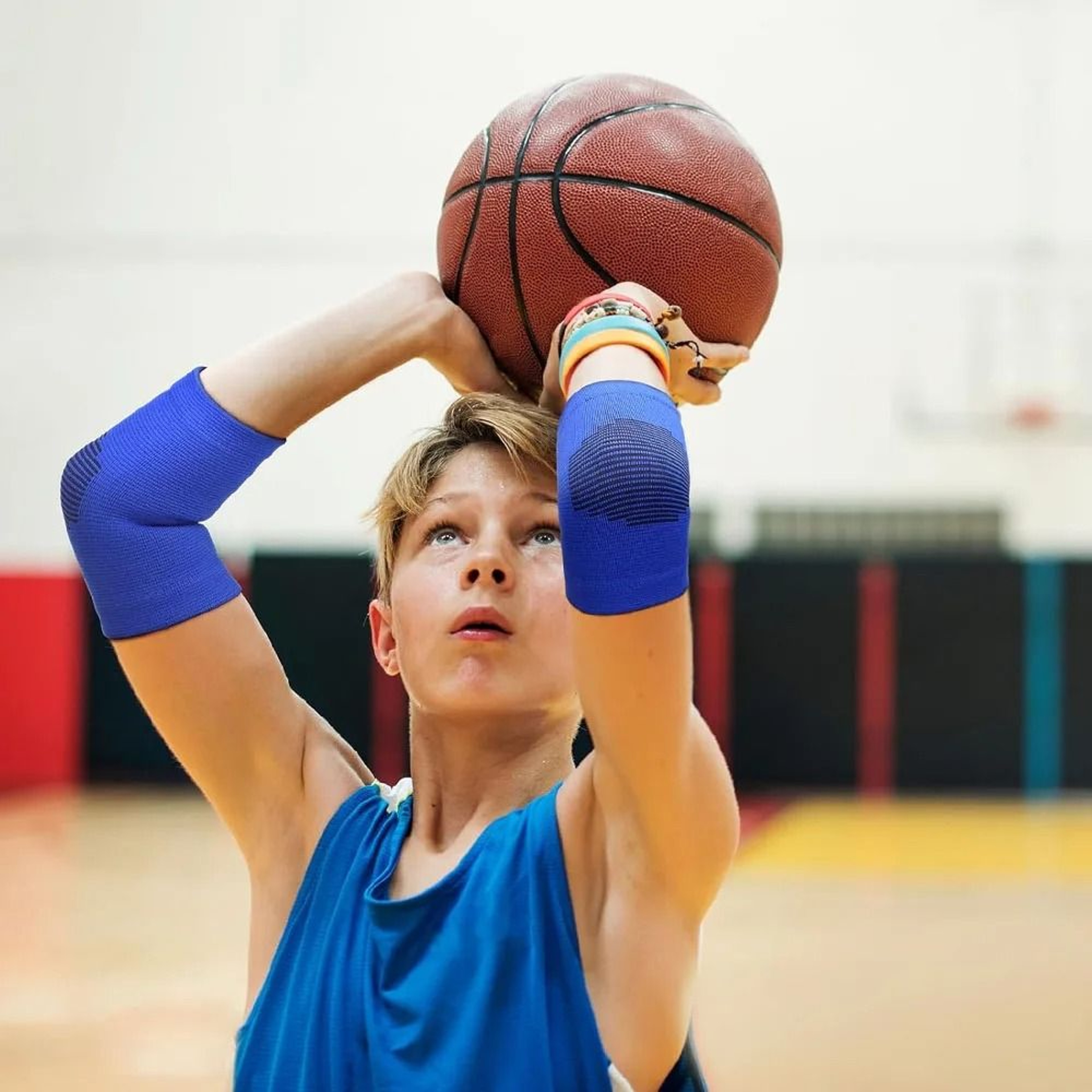 Kids Elbow And Knee Compression Sleeves For Sports 14