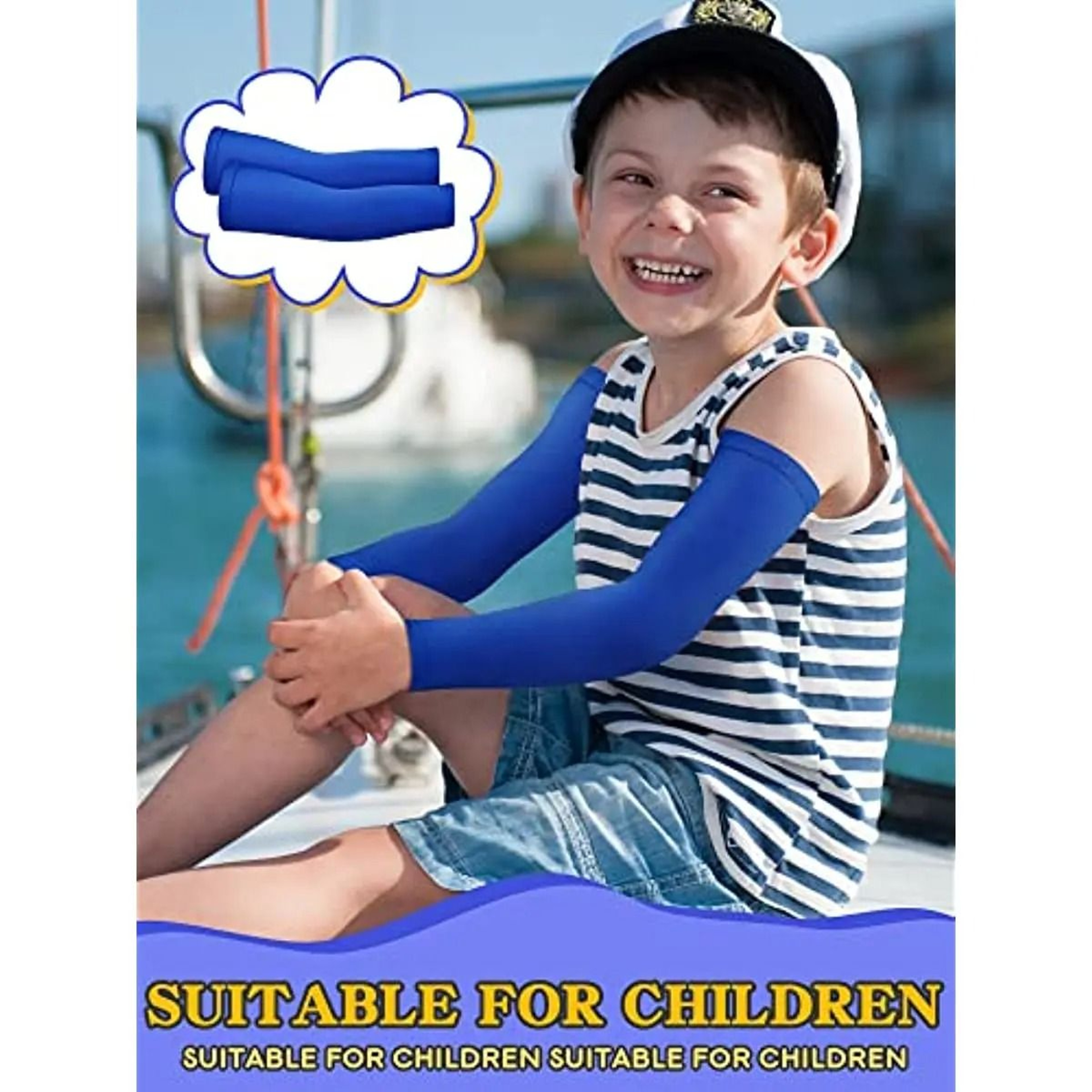 Kids Cooling UV Protection Arm Sleeves 28