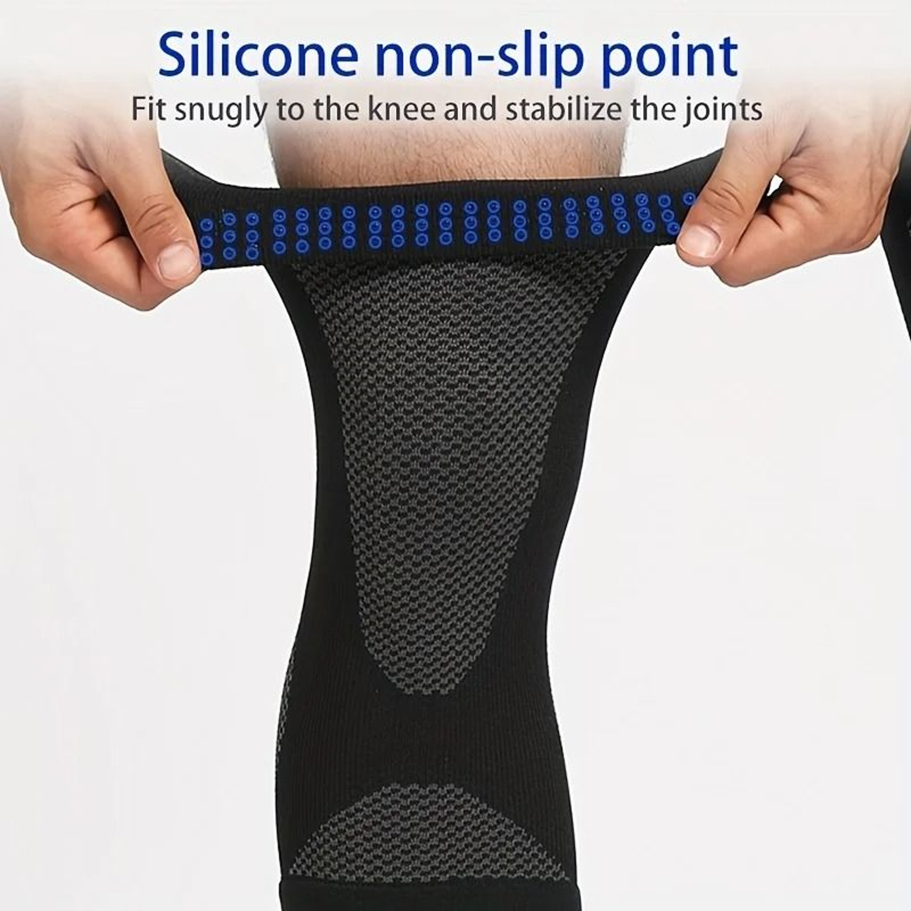 Ultra Thin Non Slip Knee Compression Sleeves 5