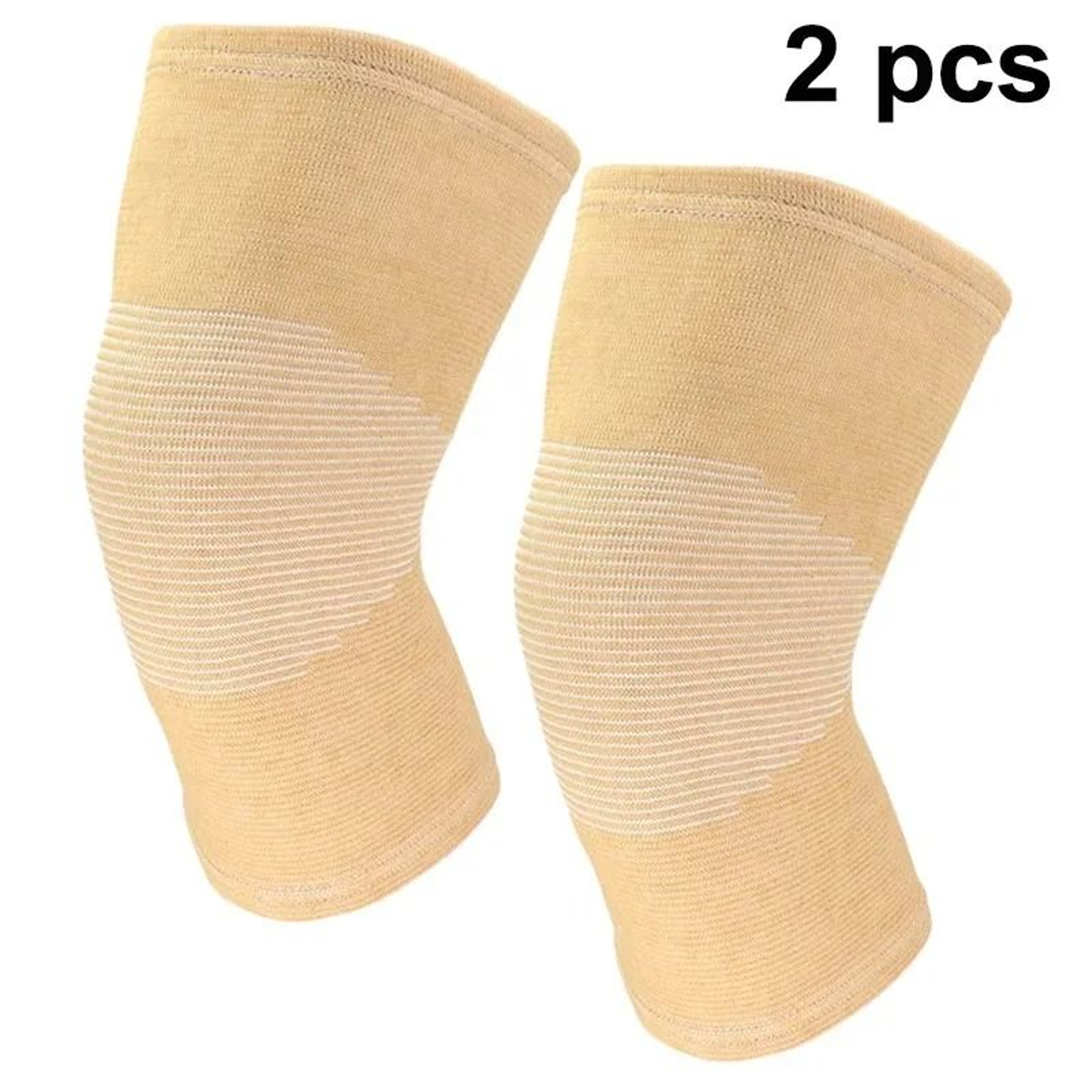 Charcoal Knit Knee Support Sleeves Pair 3
