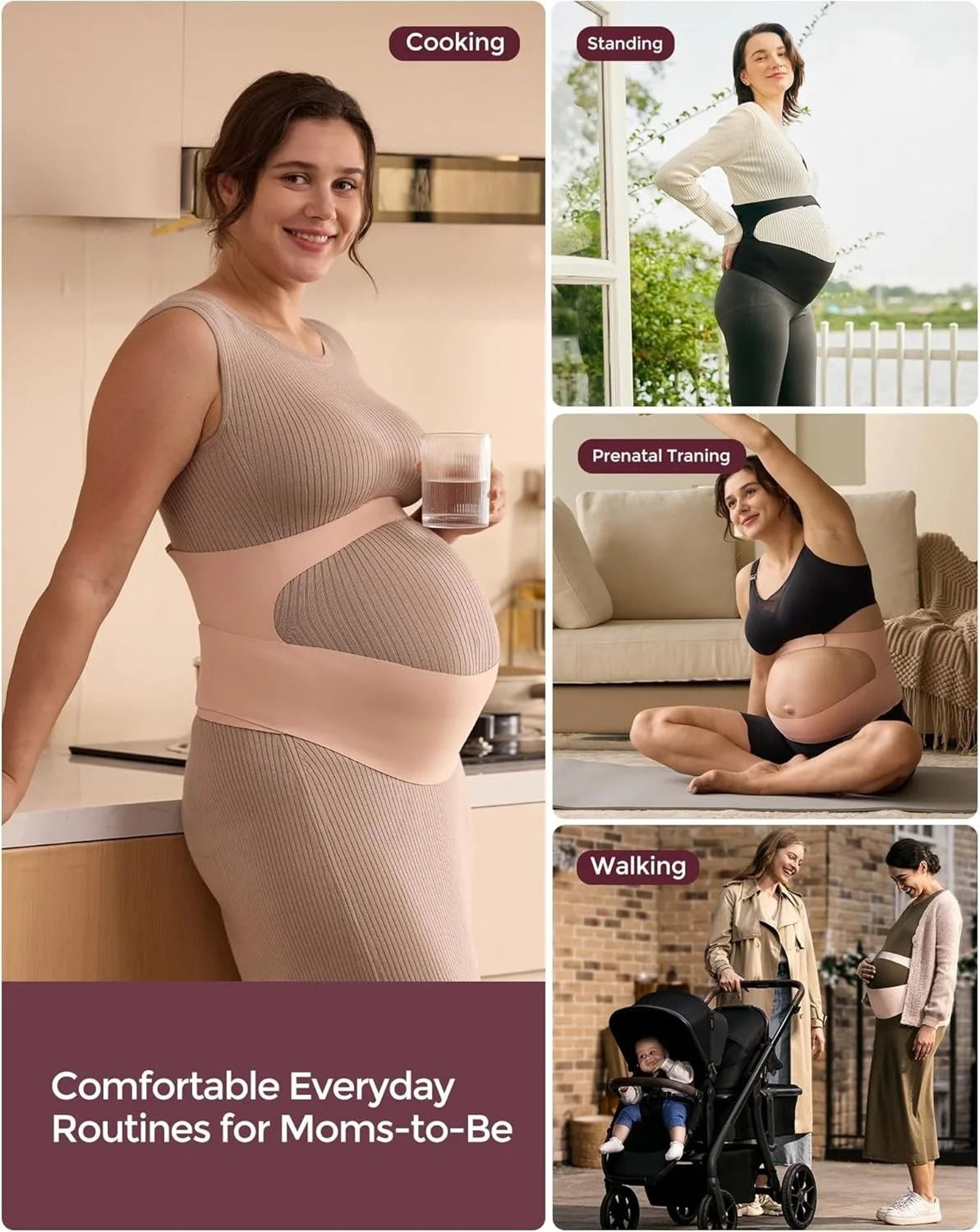 ErgoNest Invisible Pregnancy Belly Support Band 7