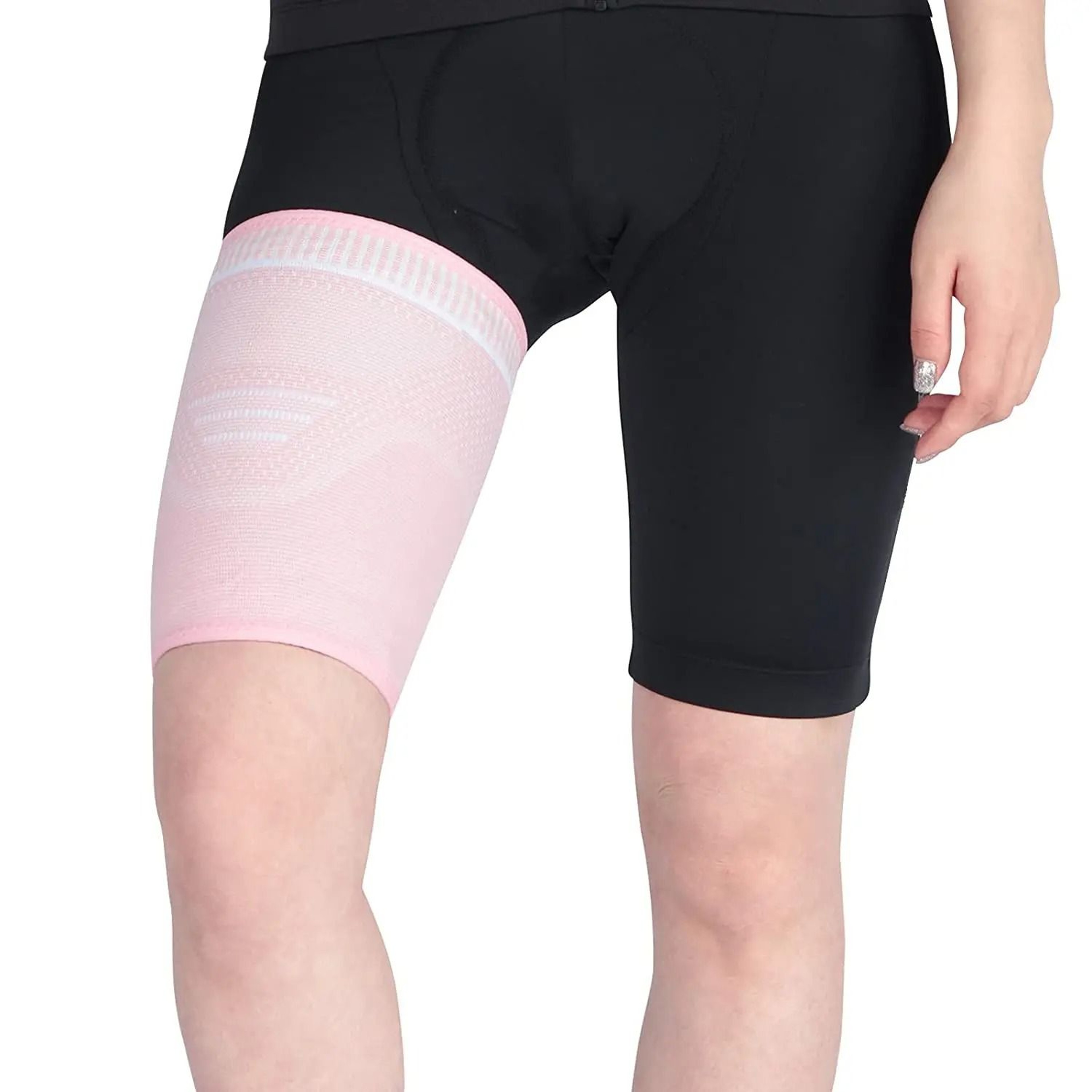 Anti Slip Thigh Compression Sleeve For Quad And Hamstring Support 1