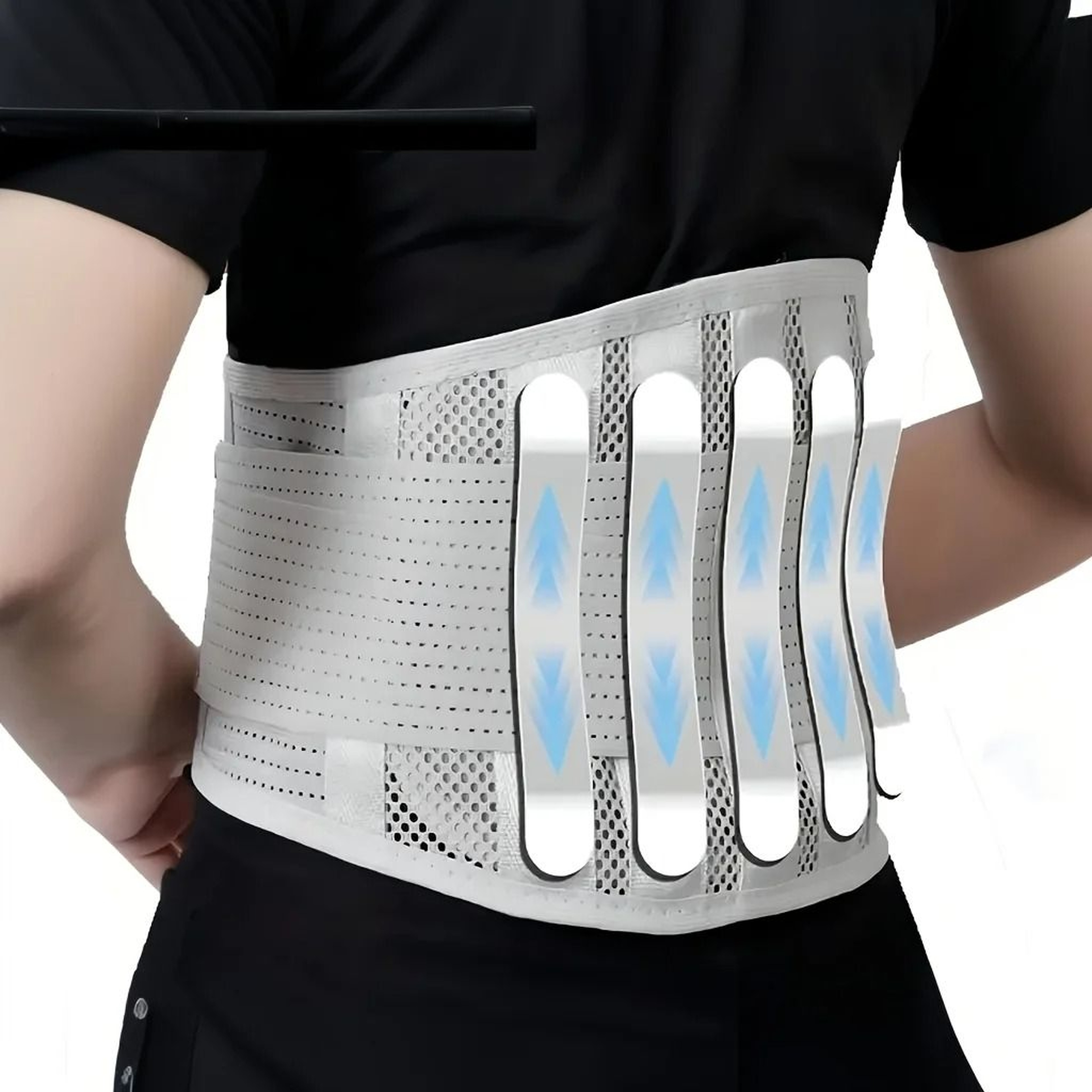 Five Stay Compression Waist Belt With Breathable Lumbar Support 0