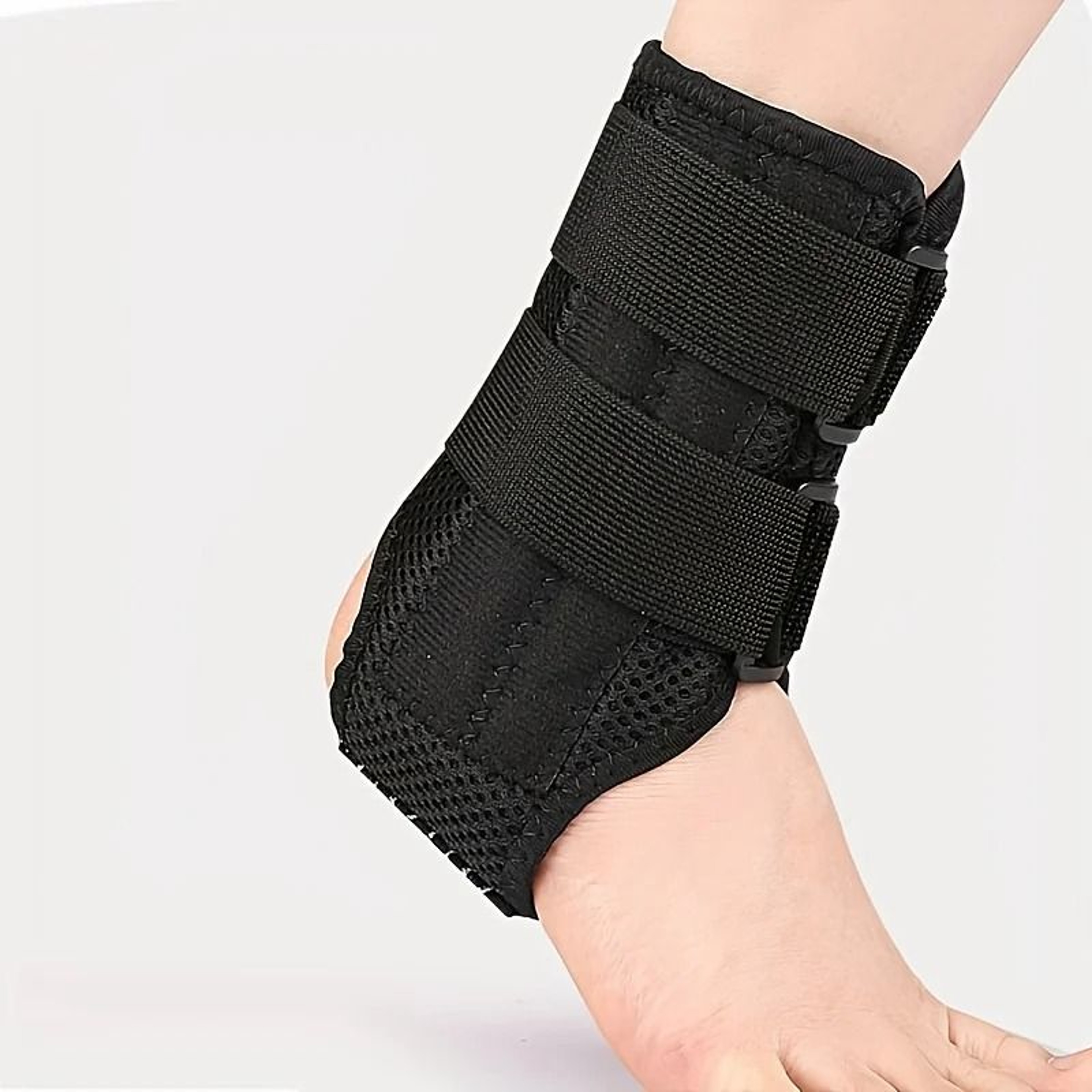 Spring Bar Adjustable Ankle Support Brace 1
