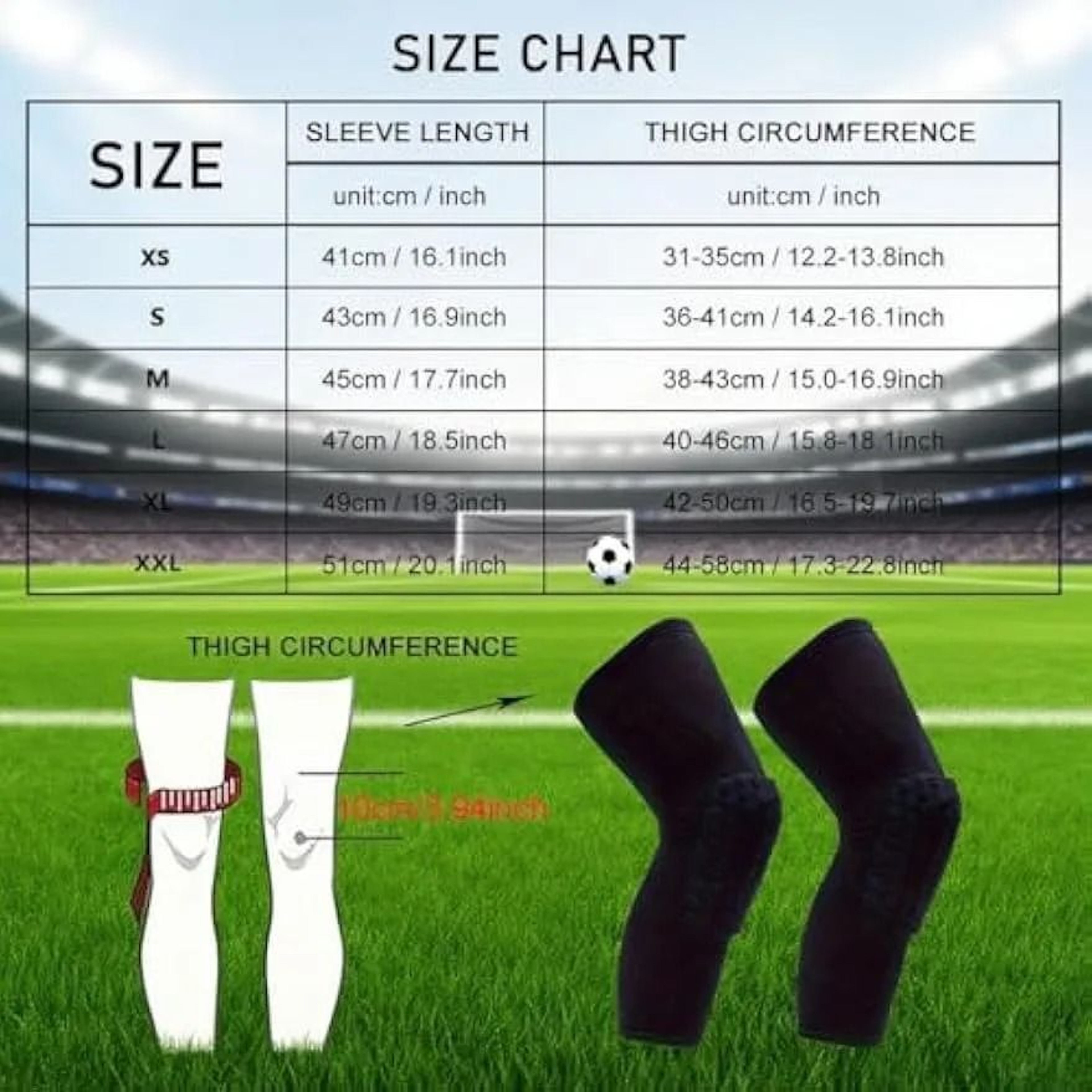 EVA Honeycomb Padded Knee Compression Sleeve For Basketball And Outdoor Sports 4