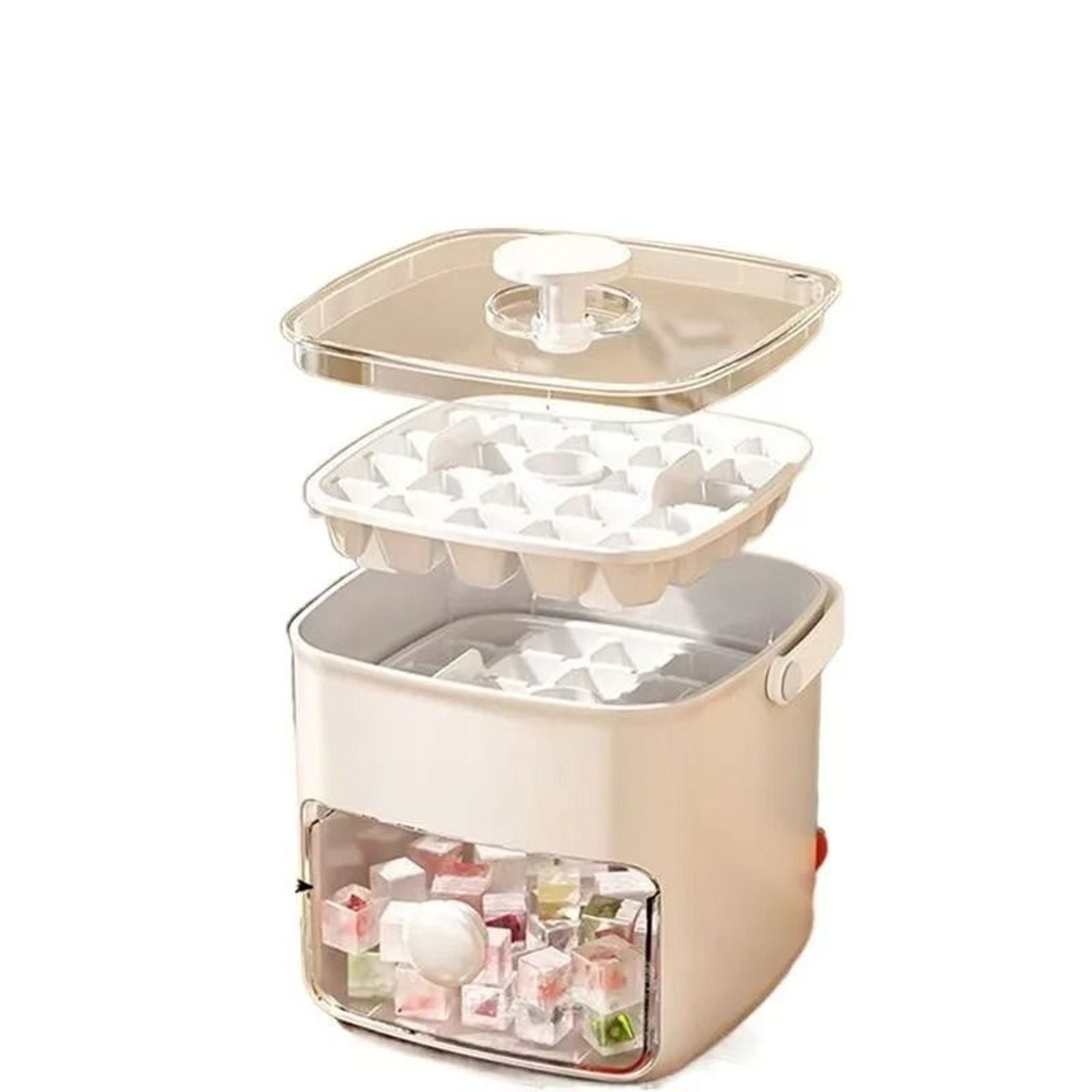 QuickRelease 48 Cube Ice Tray With Lid And Storage Bin 7
