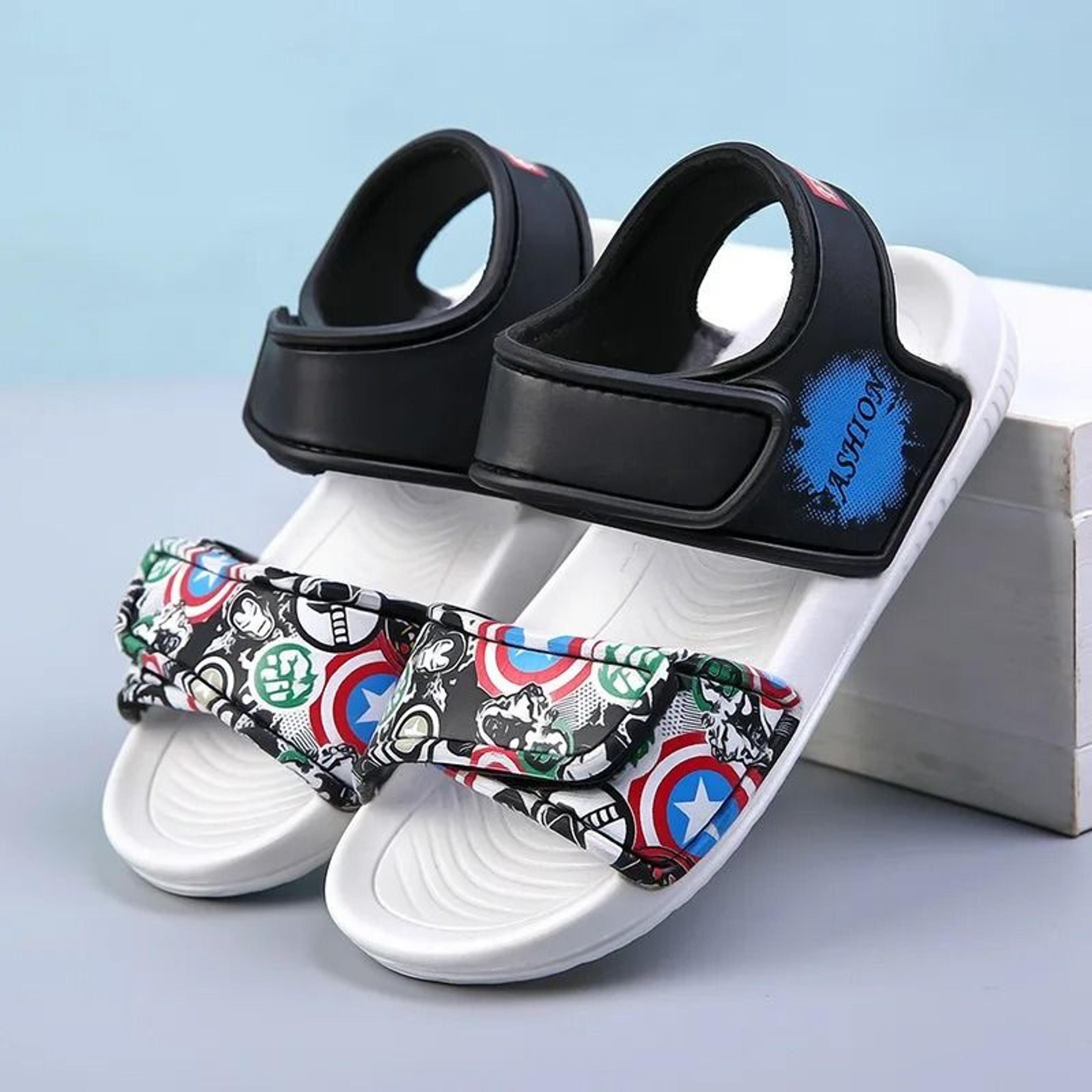 SunnySteps Kids EVA Sandals And Lightweight Beach Shoes 7
