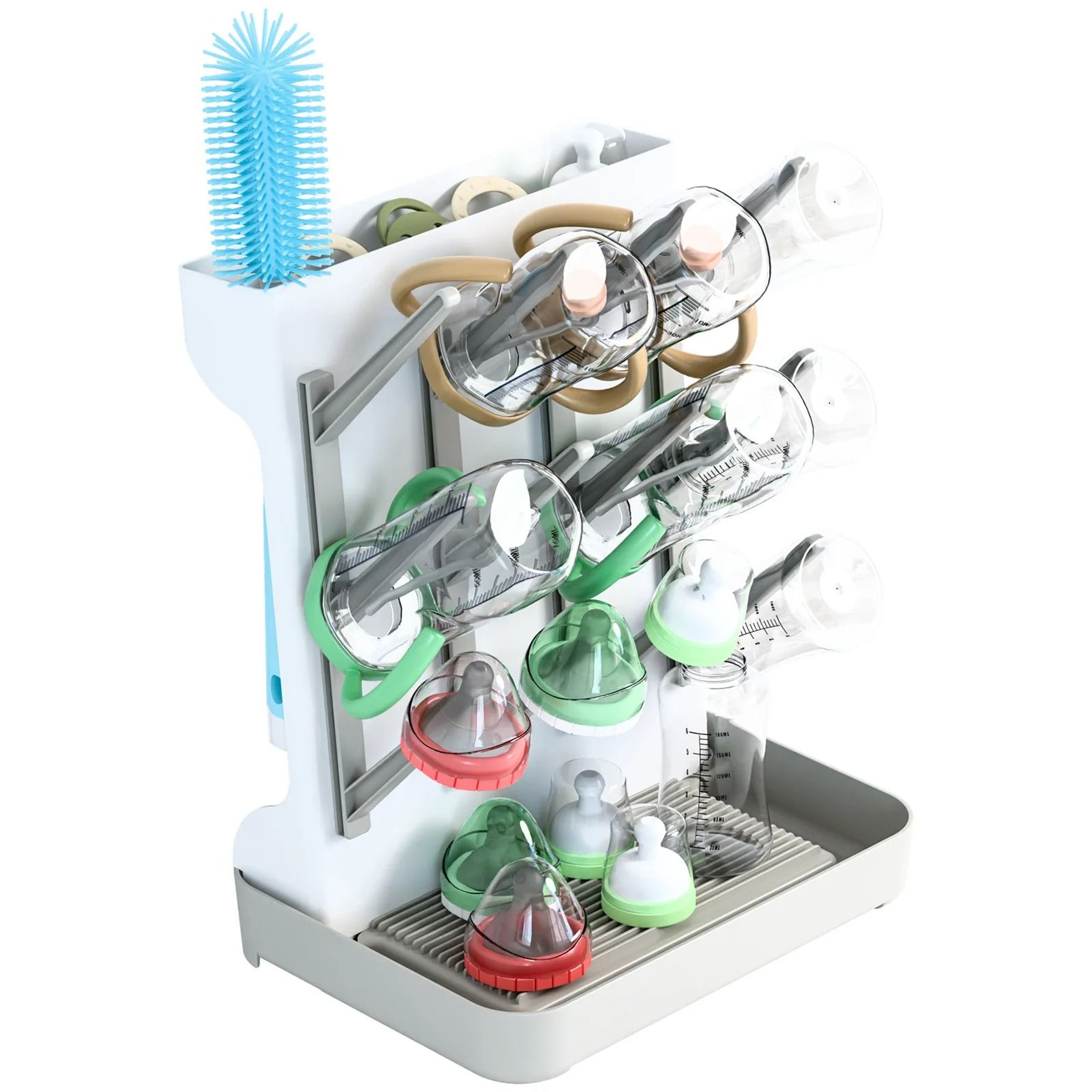 DryNest Baby Bottle Drying Rack With Space Saving Vertical Design 2