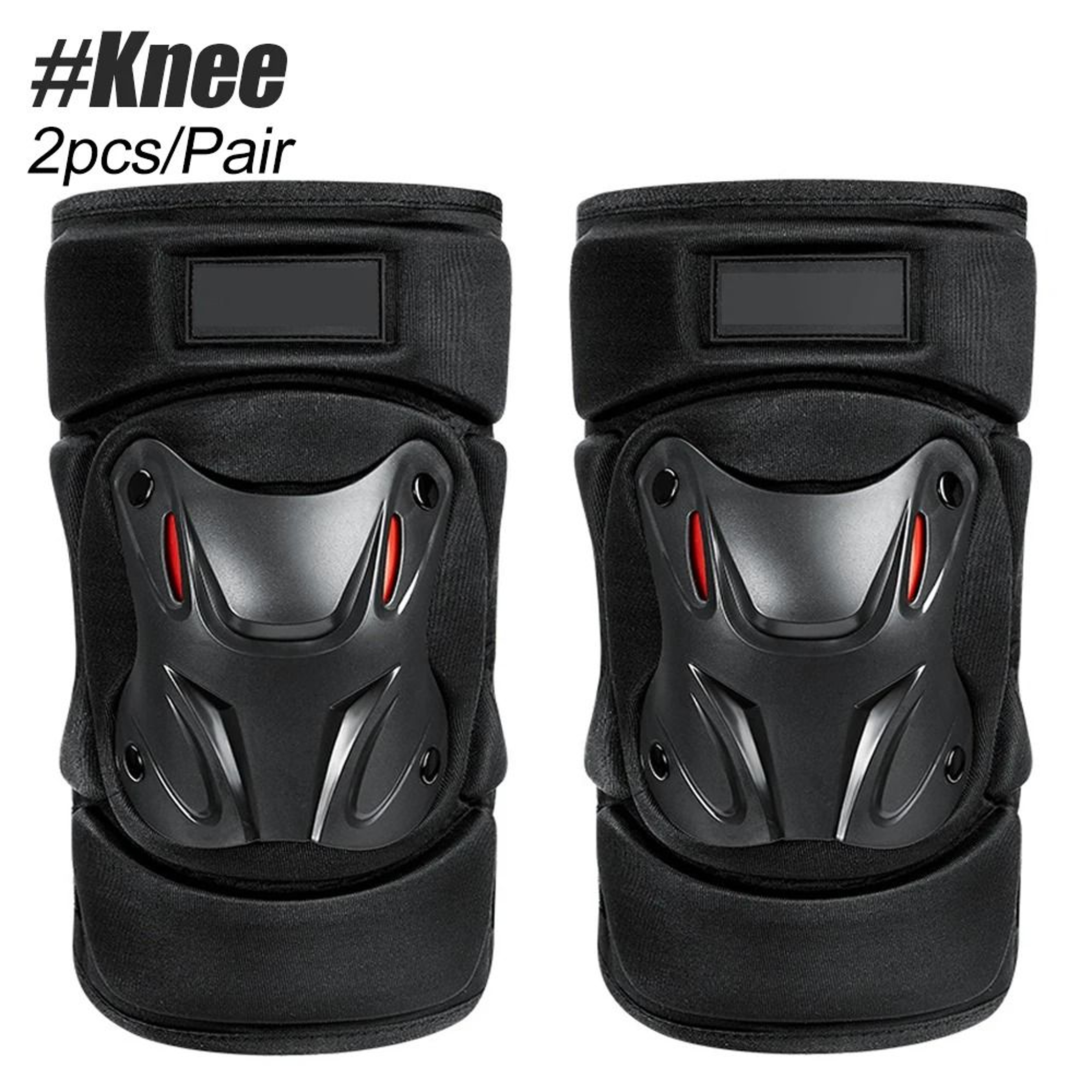 Shock Absorbing Motorcycle Knee And Elbow Pads Pair 1