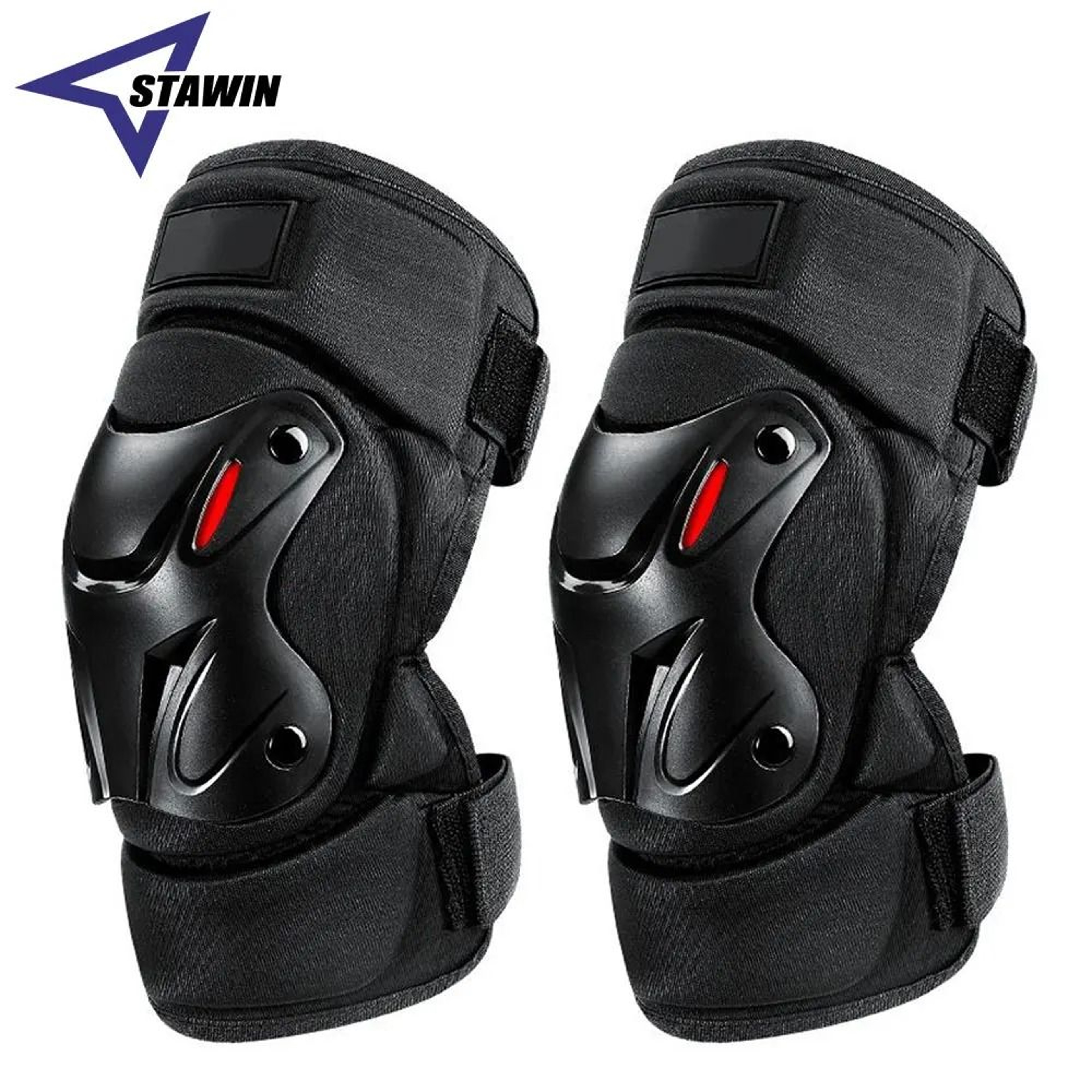 Shock Absorbing Motorcycle Knee And Elbow Pads Pair 9