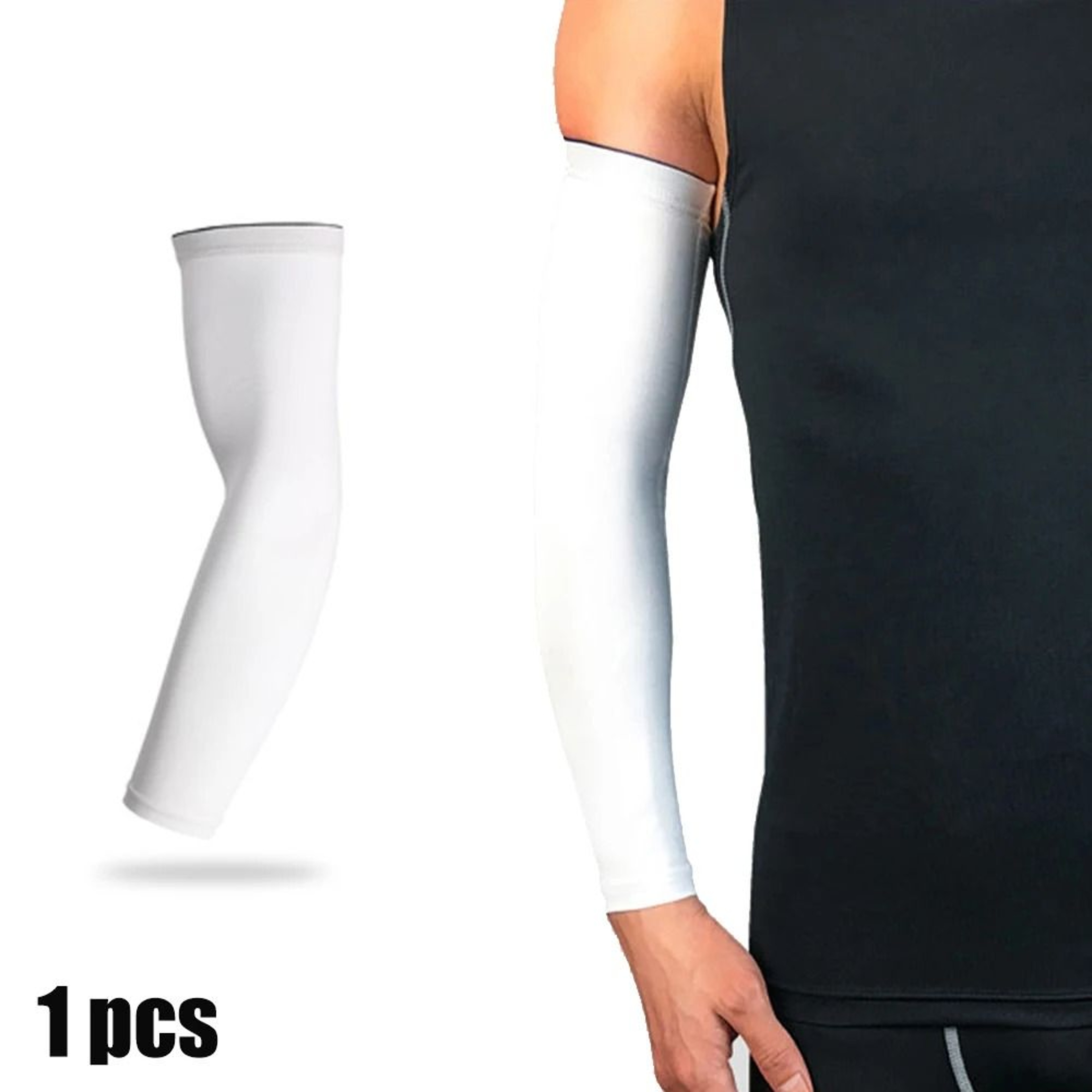 Cooling Compression Sports Arm Sleeve For UV Protection 6