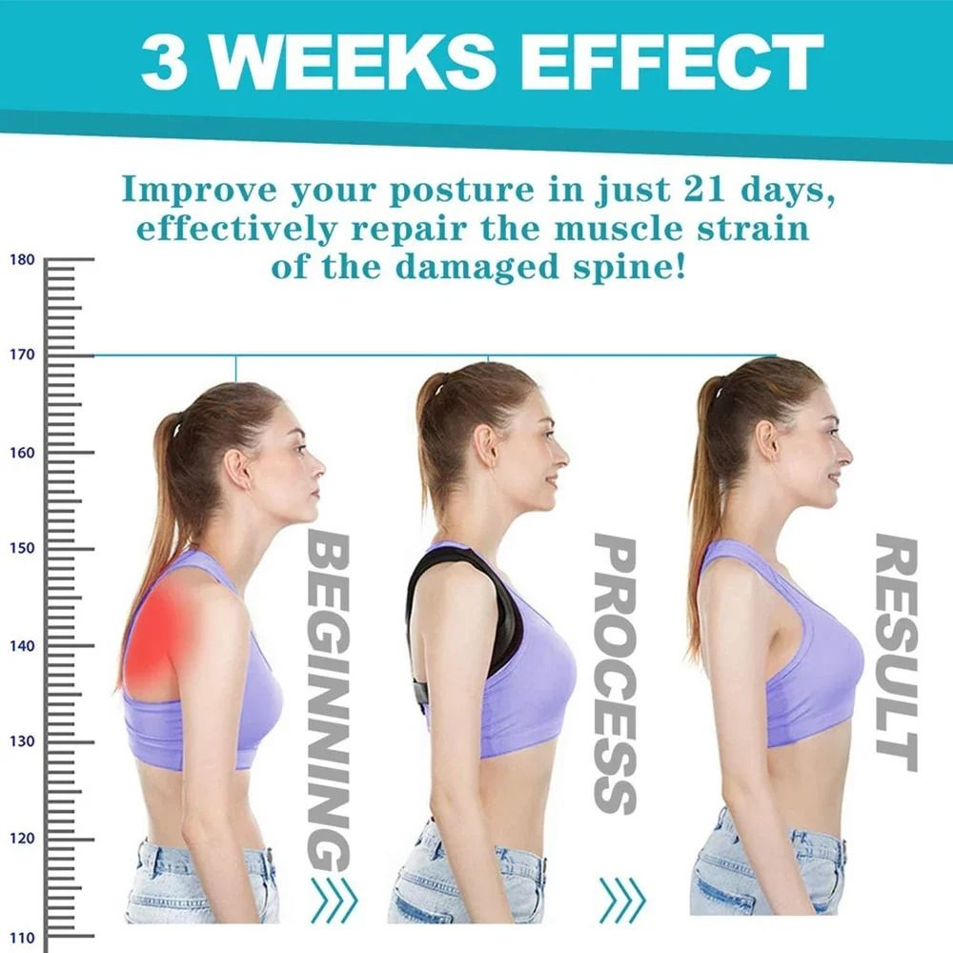 Adjustable Back Posture Corrector And Clavicle Support Belt 6