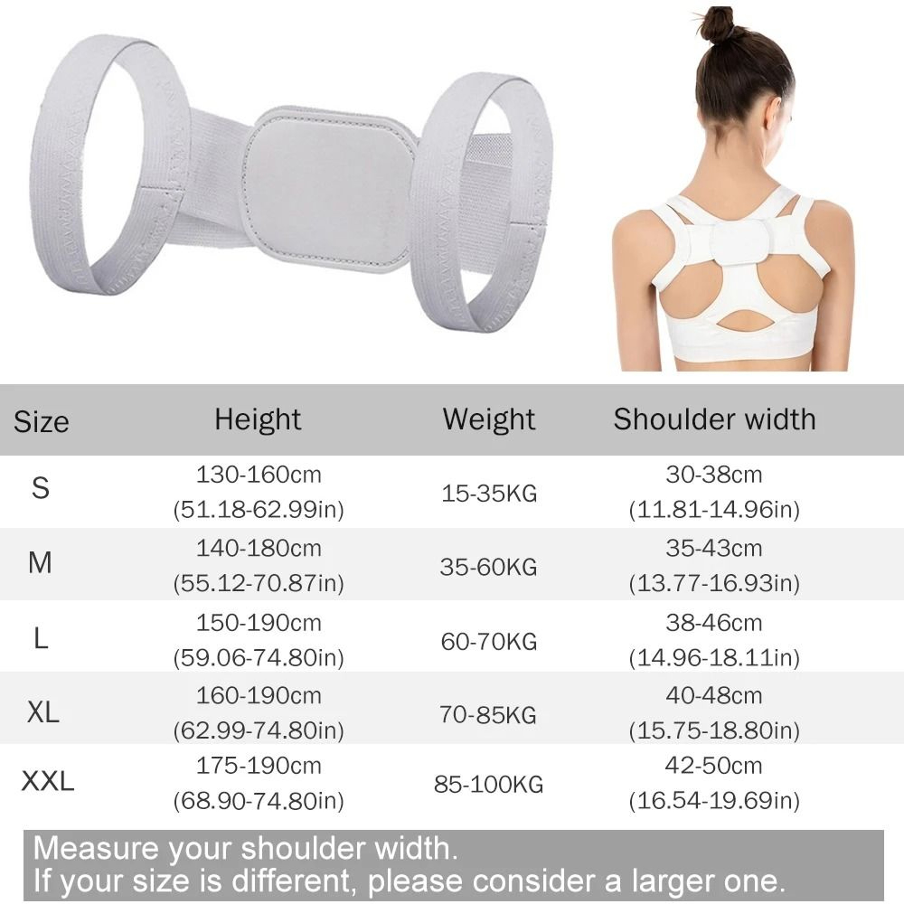 Adjustable Back Posture Corrector For Adults And Children 2
