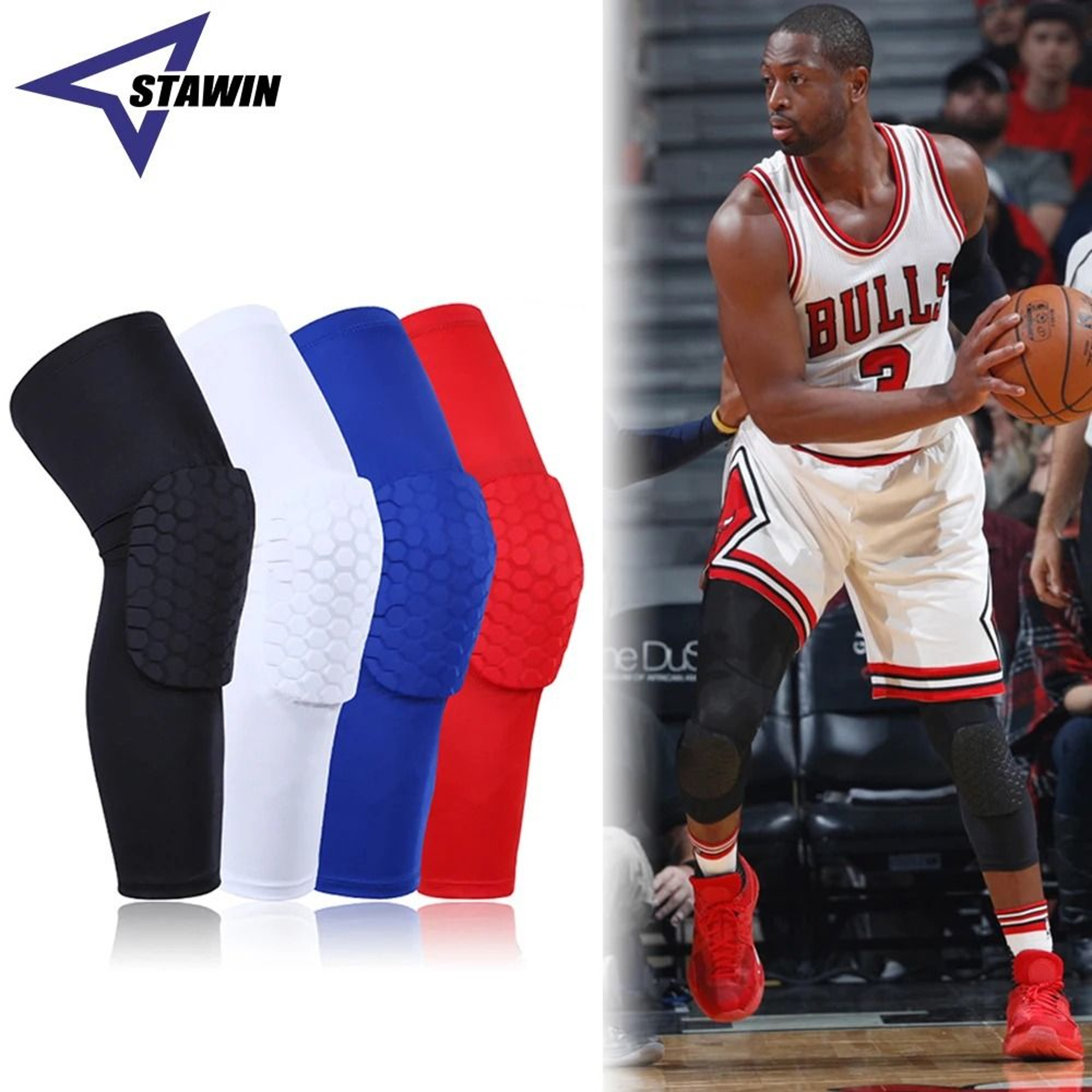 Long Leg Compression Knee Support Sleeve 0