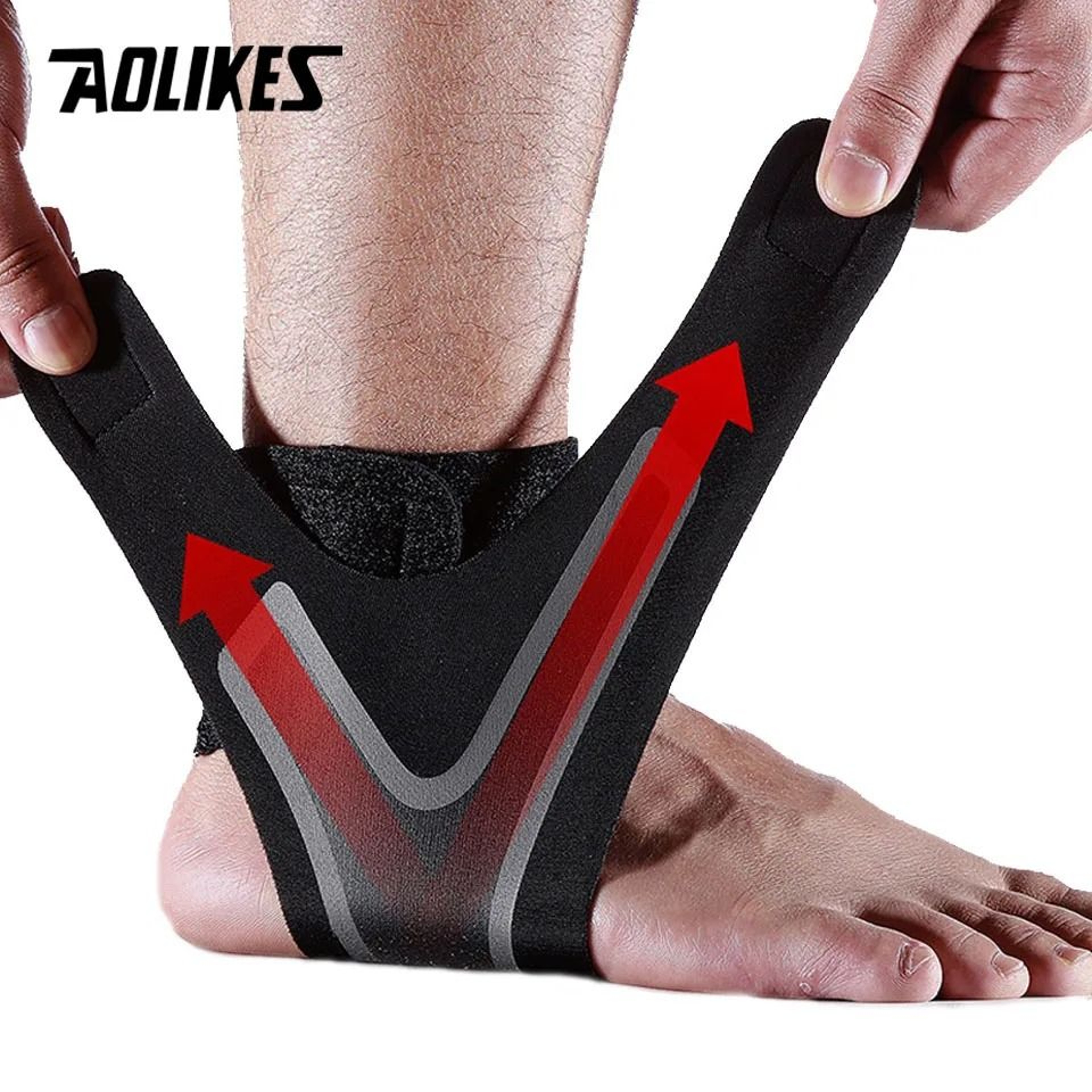 AOLIKES Adjustable Ankle Support Brace For Sports 5