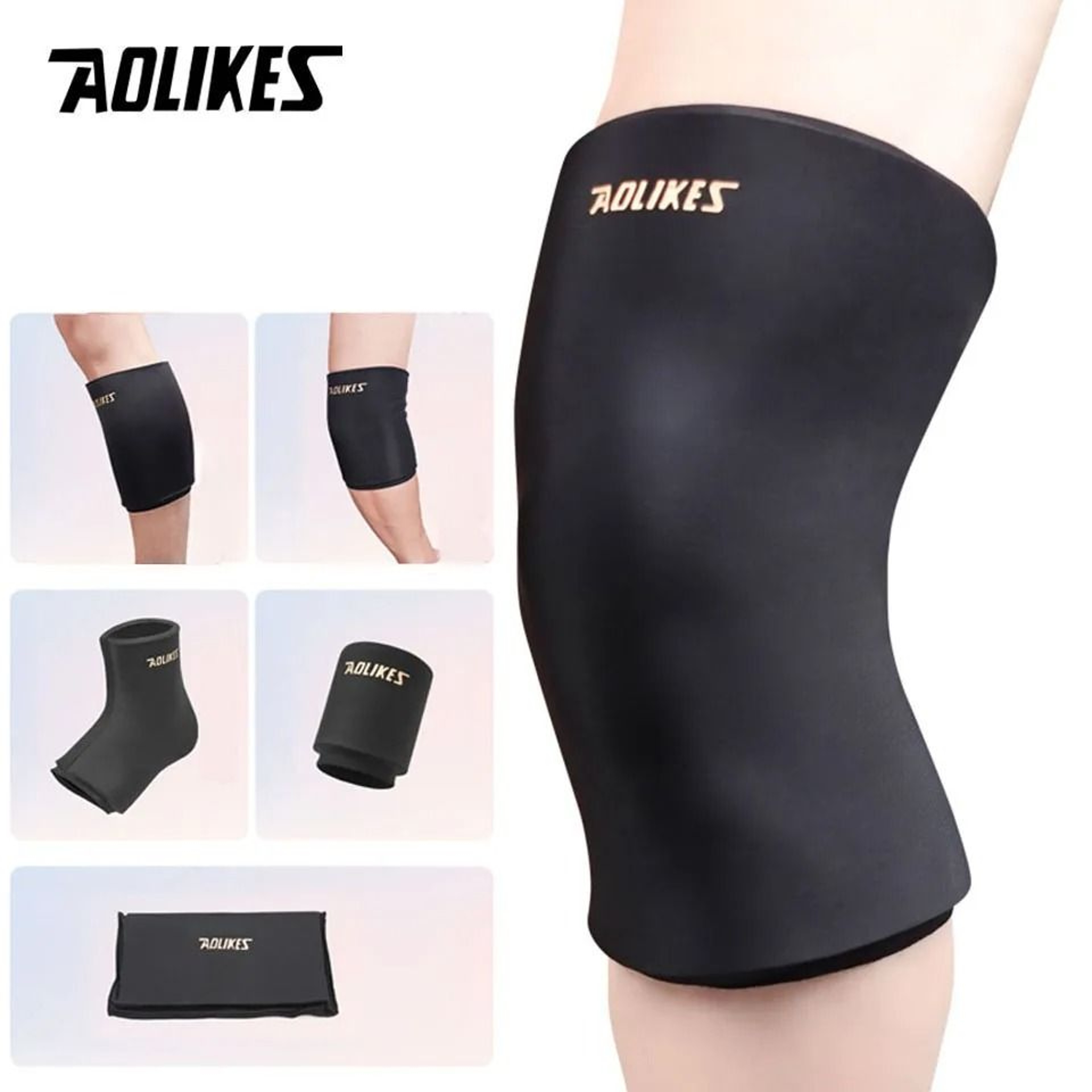 AOLIKES Hot And Cold Gel Knee Therapy Sleeve 15