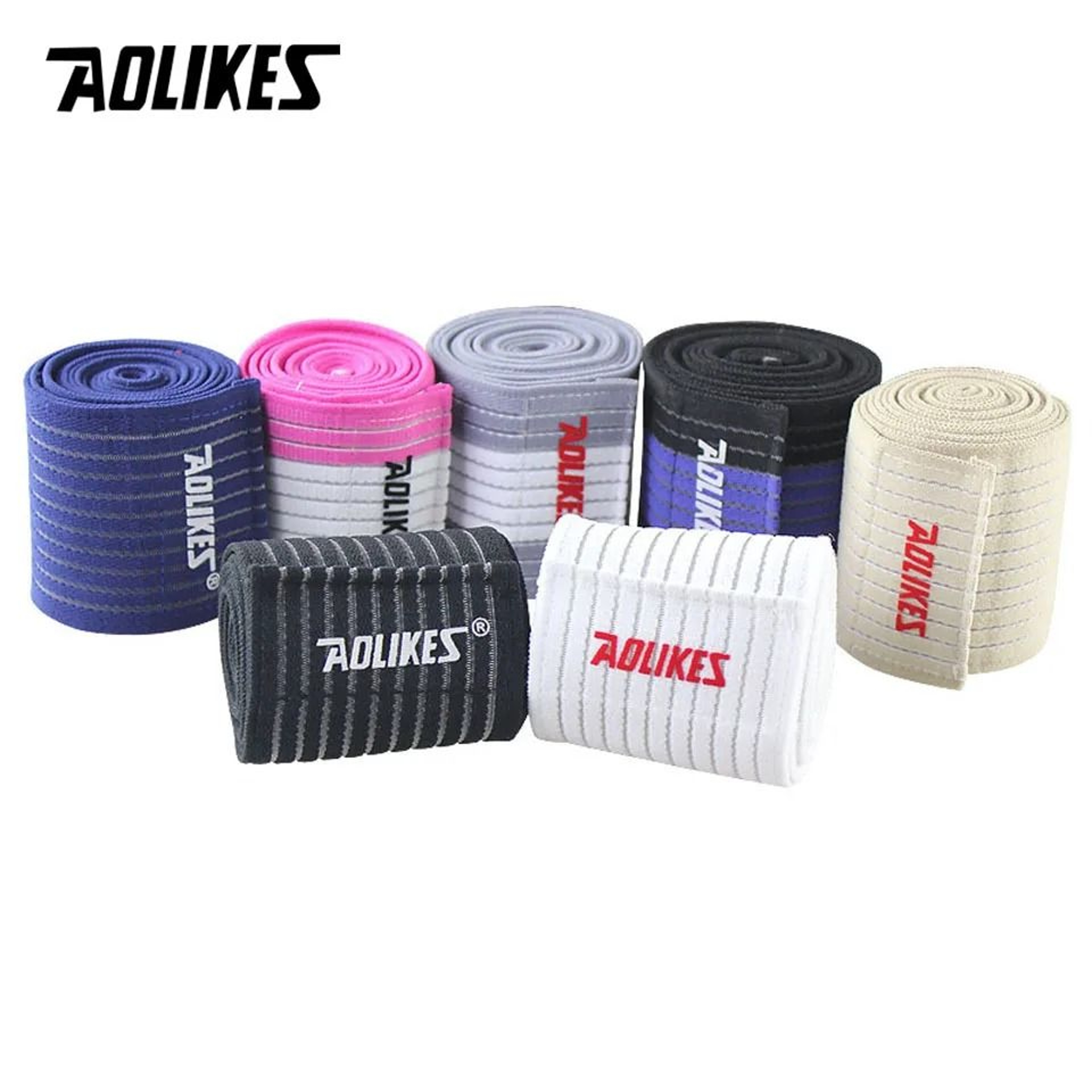 AOLIKES Adjustable Elastic Compression Ankle Support Wrap For Sports Gym Training And Daily Protect 11