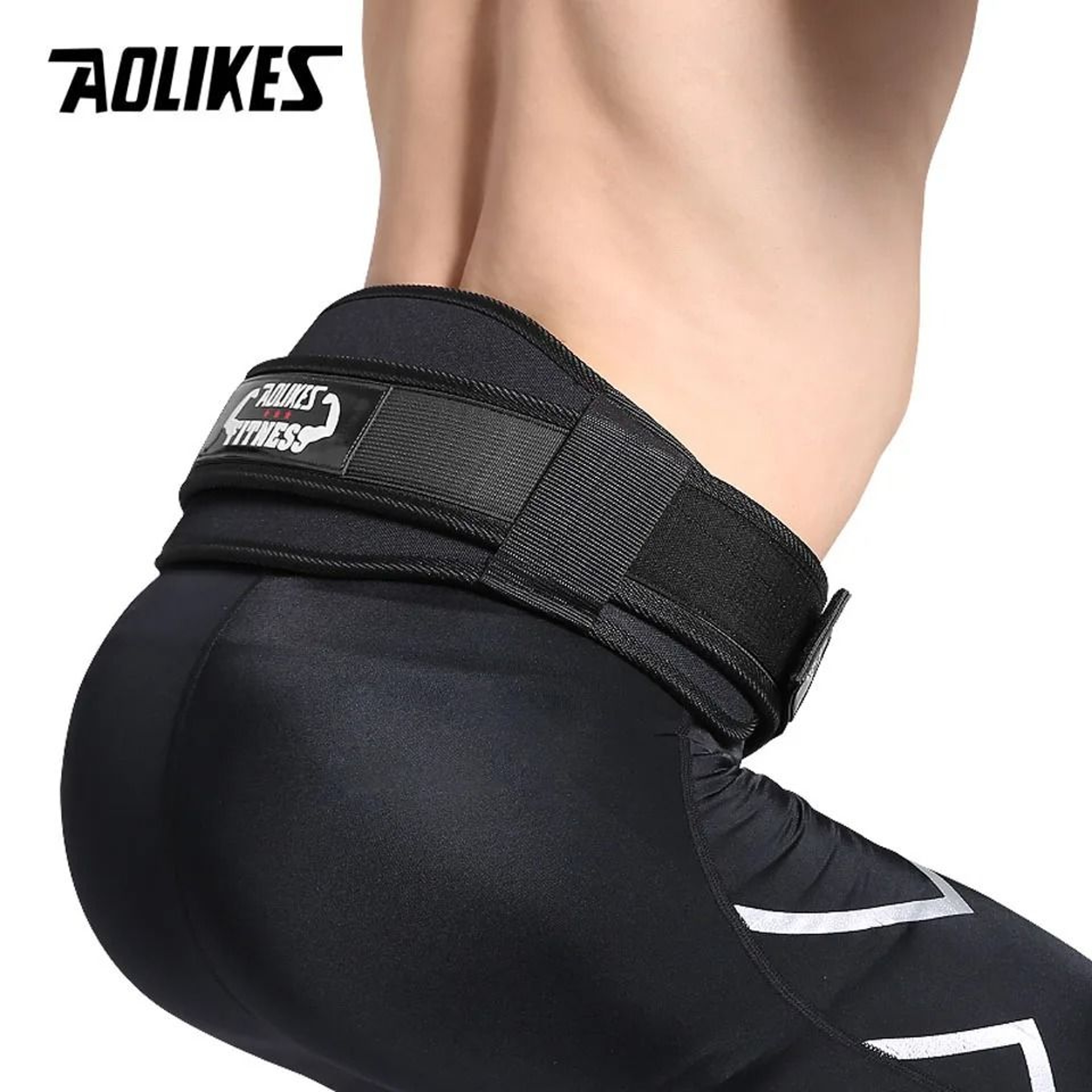 AOLIKES Adjustable Weightlifting Belt For Powerlifting Squats And Strength Training Support 2