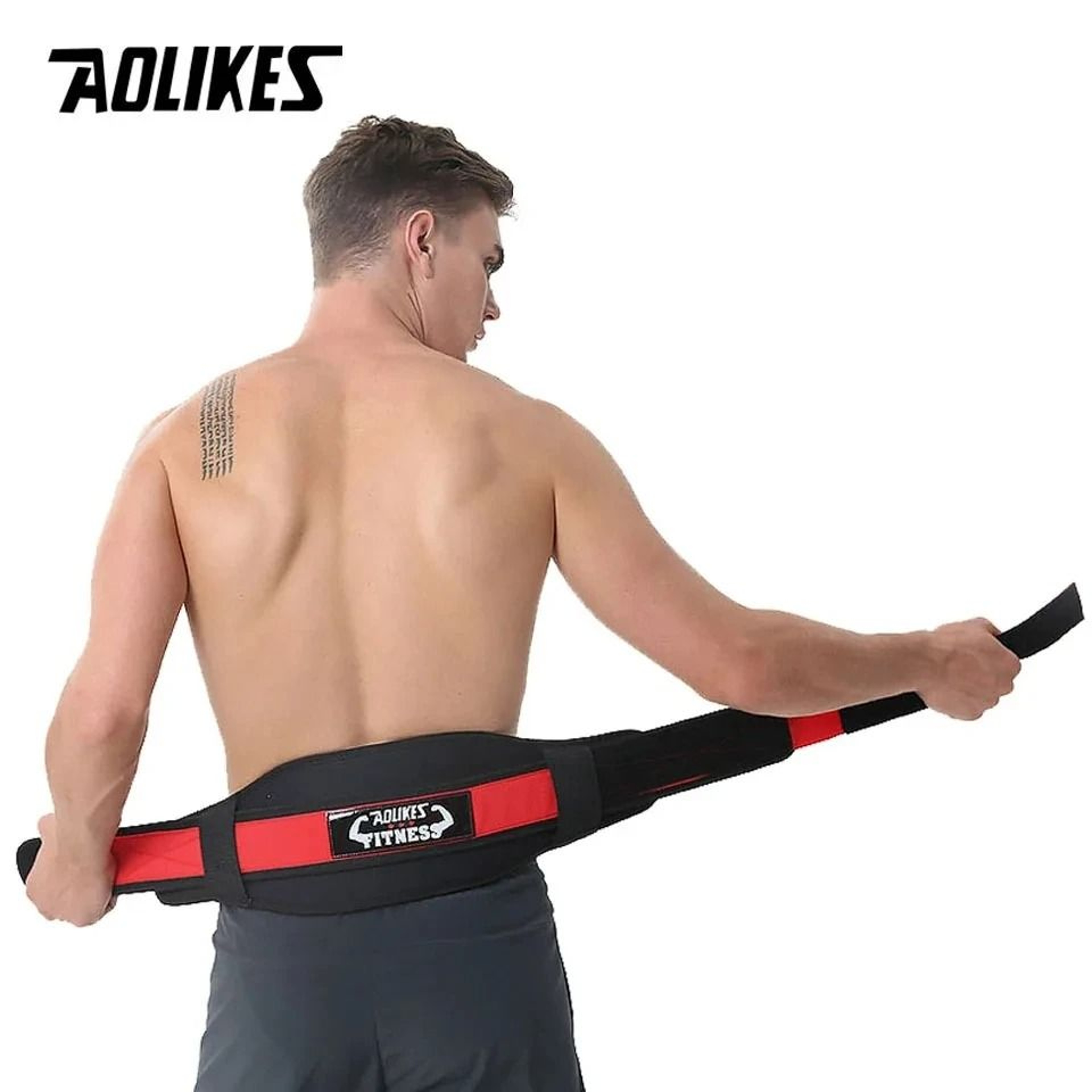 AOLIKES Adjustable Weightlifting Belt For Powerlifting Squats And Strength Training Support 5
