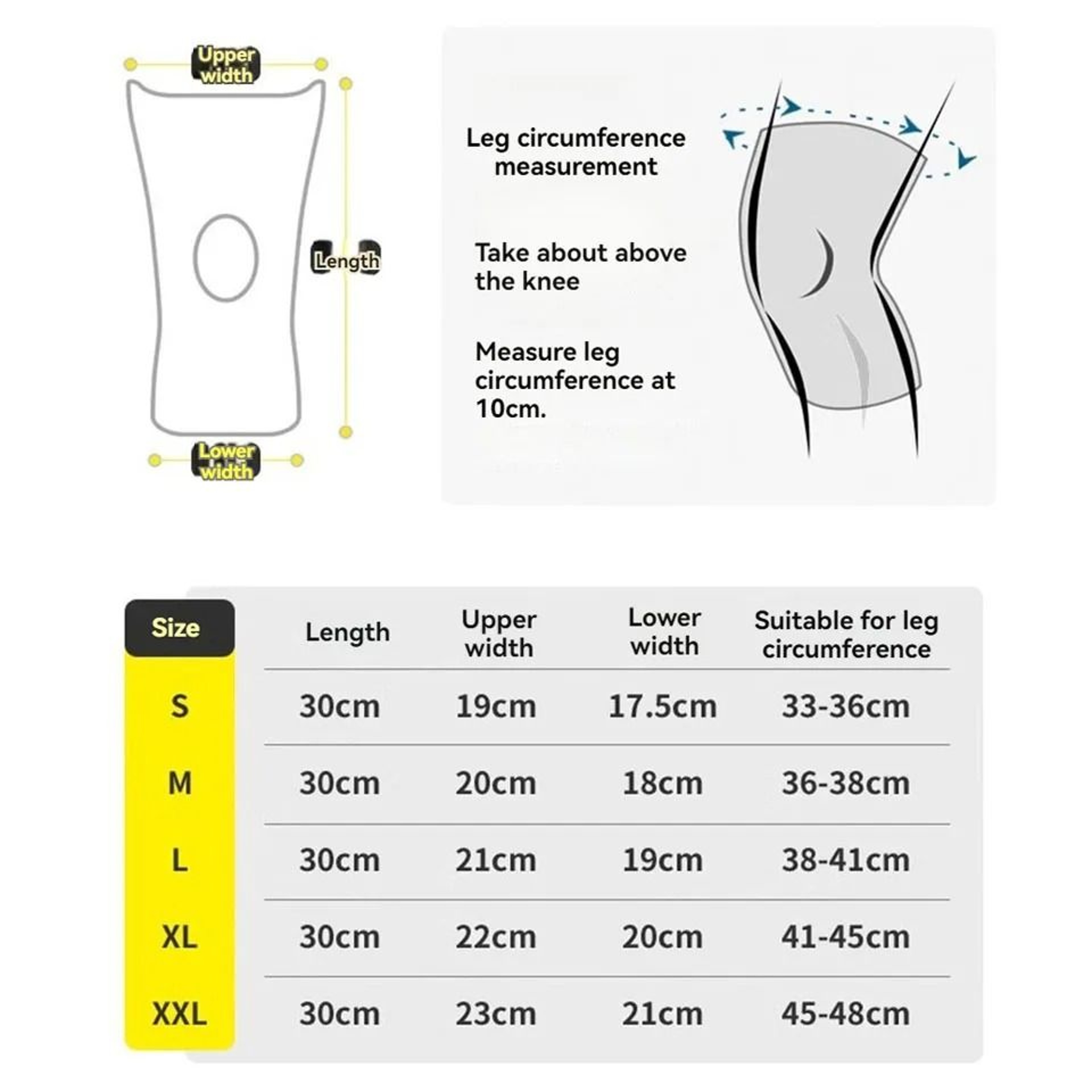 AOLIKES Non Slip Compression Knee Sleeve With Shock Absorbing Pad For Sports And Work 6
