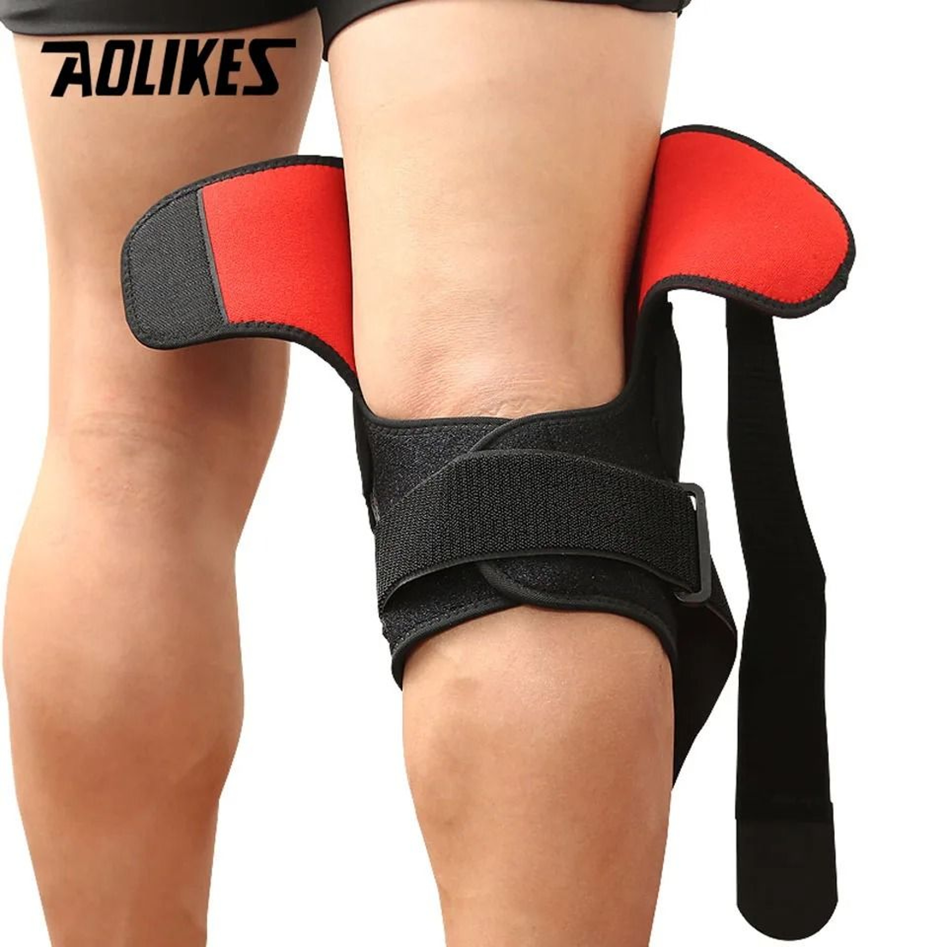 AOLIKES Adjustable Aluminum Stabilizer Knee Brace For Hiking Cycling And Outdoor Joint Support 5