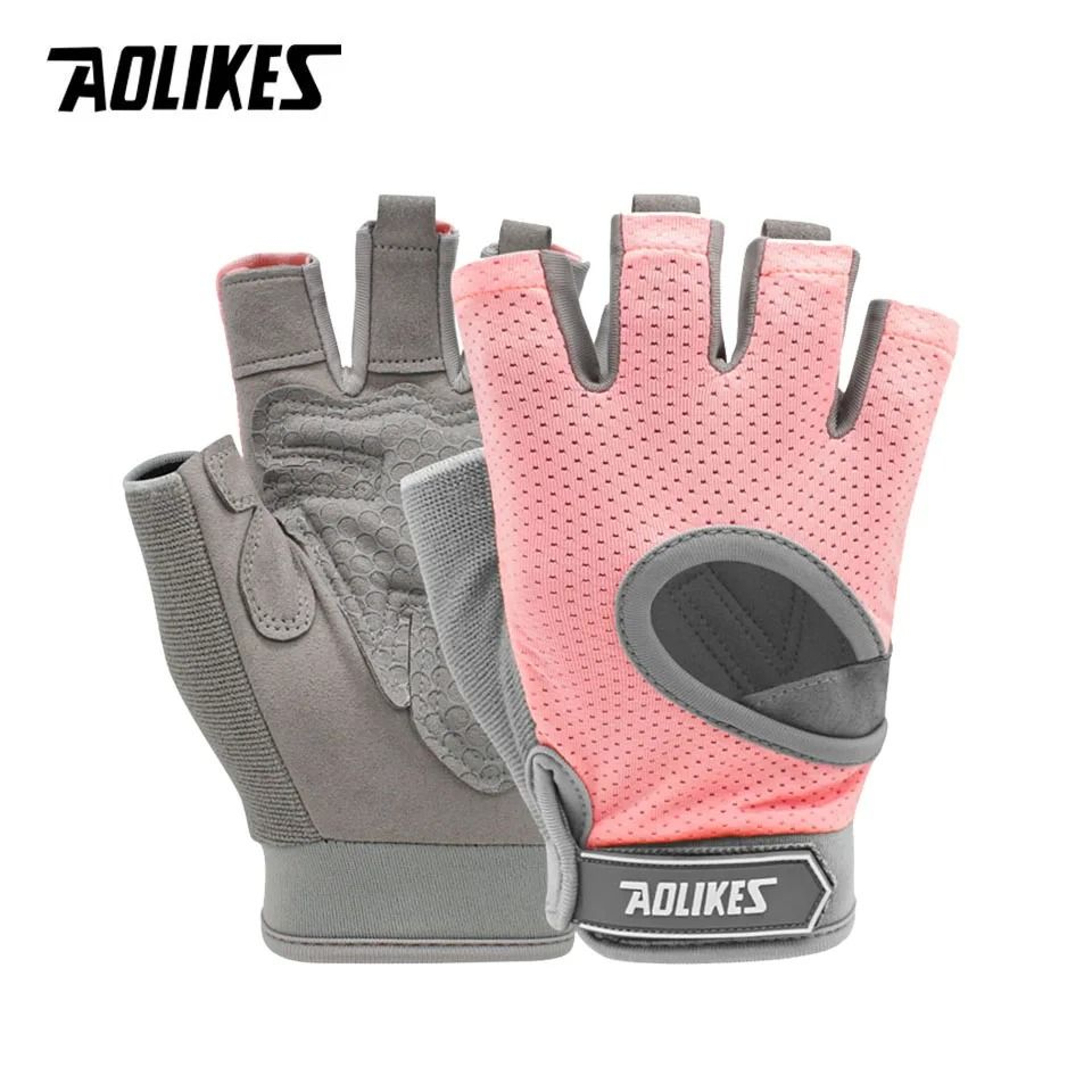 AOLIKES Breathable Weightlifting Gloves For CrossFit Dumbbell Workouts And Strength Training 2