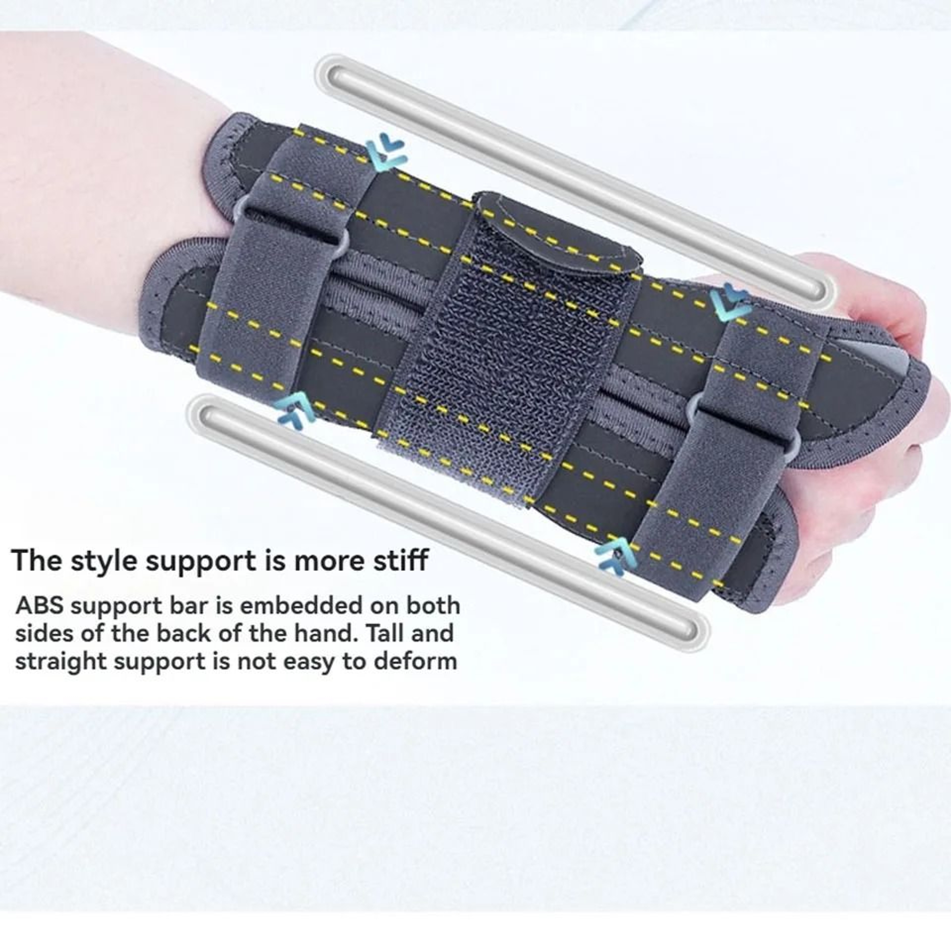 AOLIKES Adjustable Night Wrist Brace With Splints For Carpal Tunnel And Hand Support 9