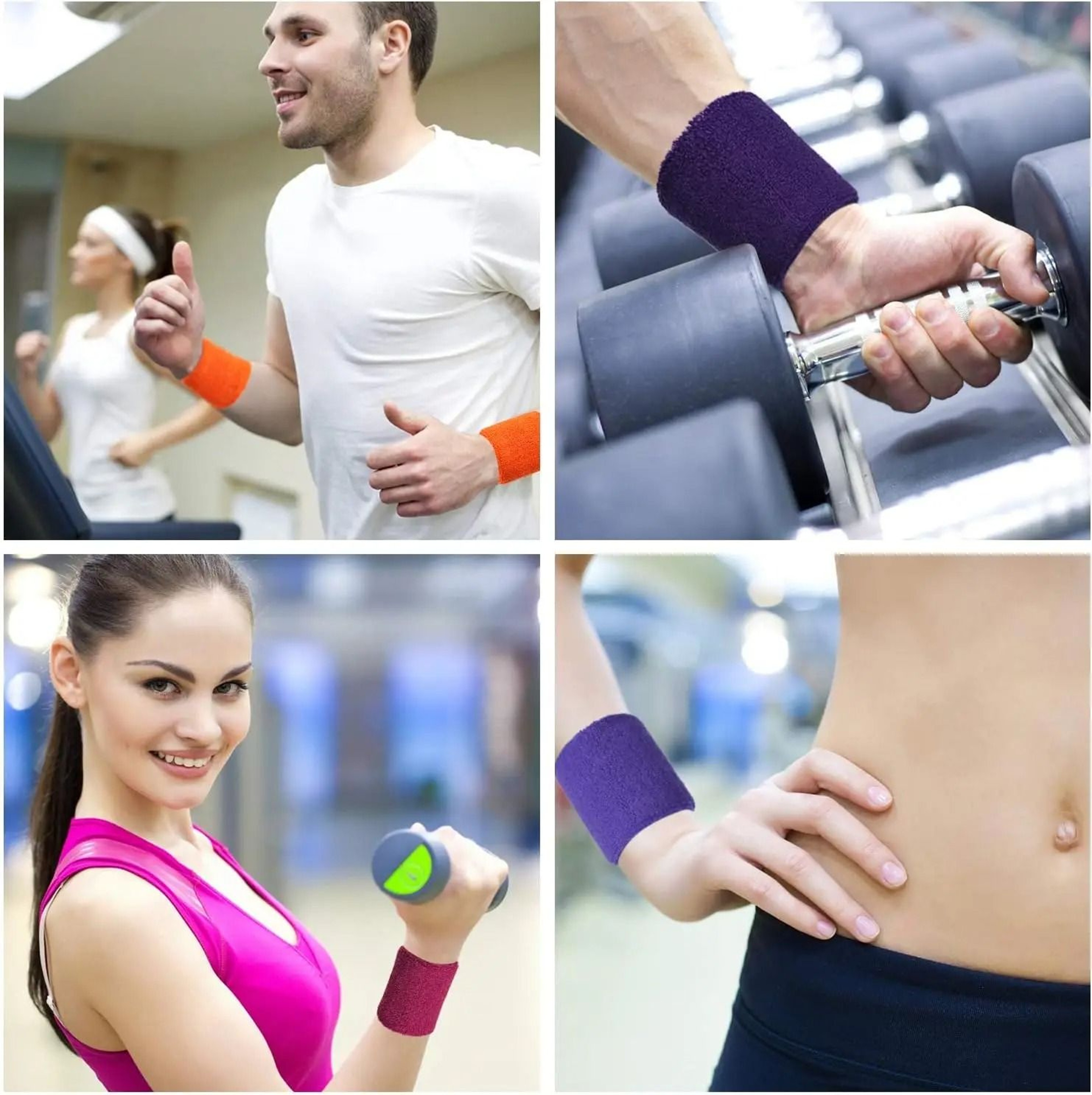 AOLIKES Absorbent Sports Wristbands For Tennis And Fitness 29
