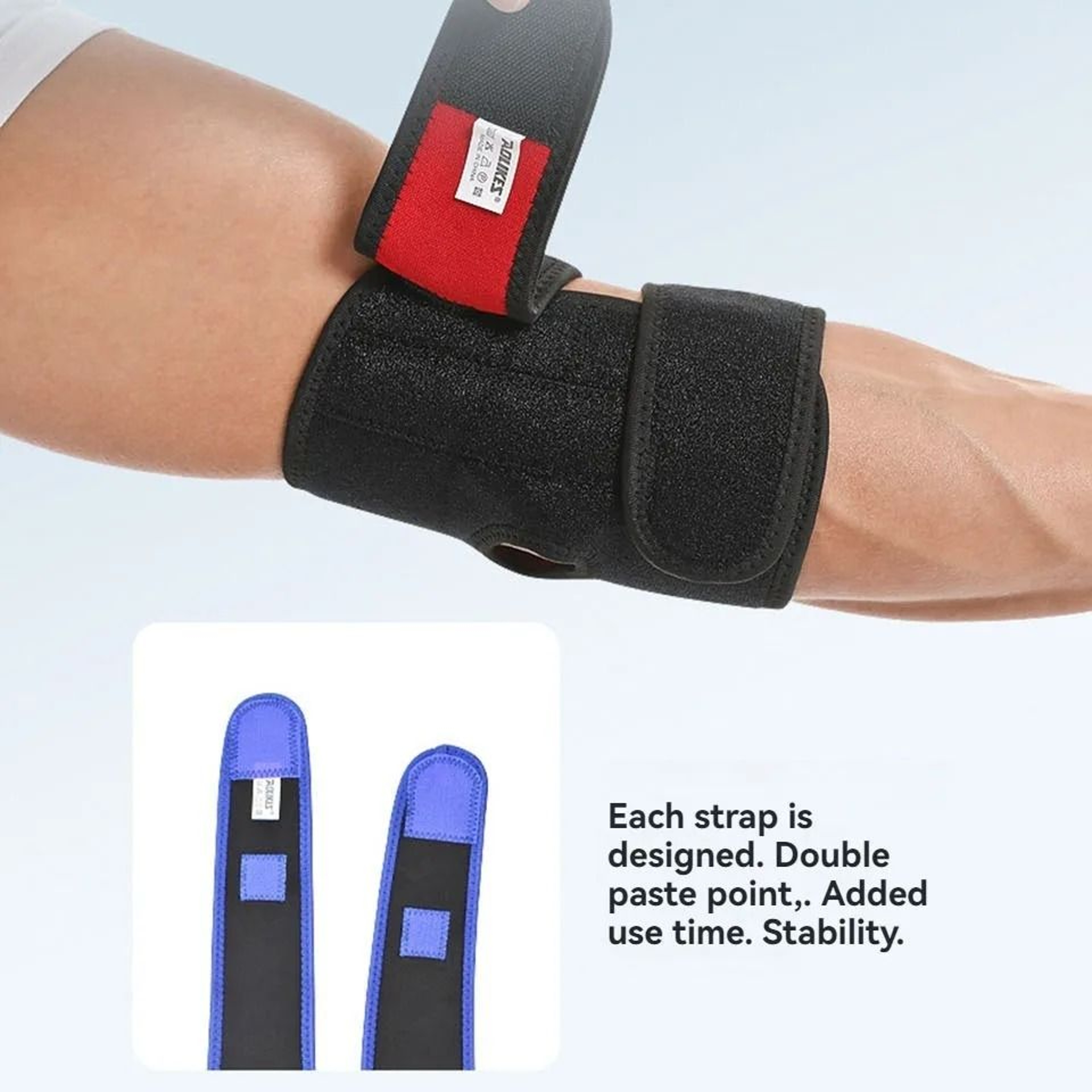 AOLIKES Adjustable Elbow Brace For Tendonitis And Sports Support 4