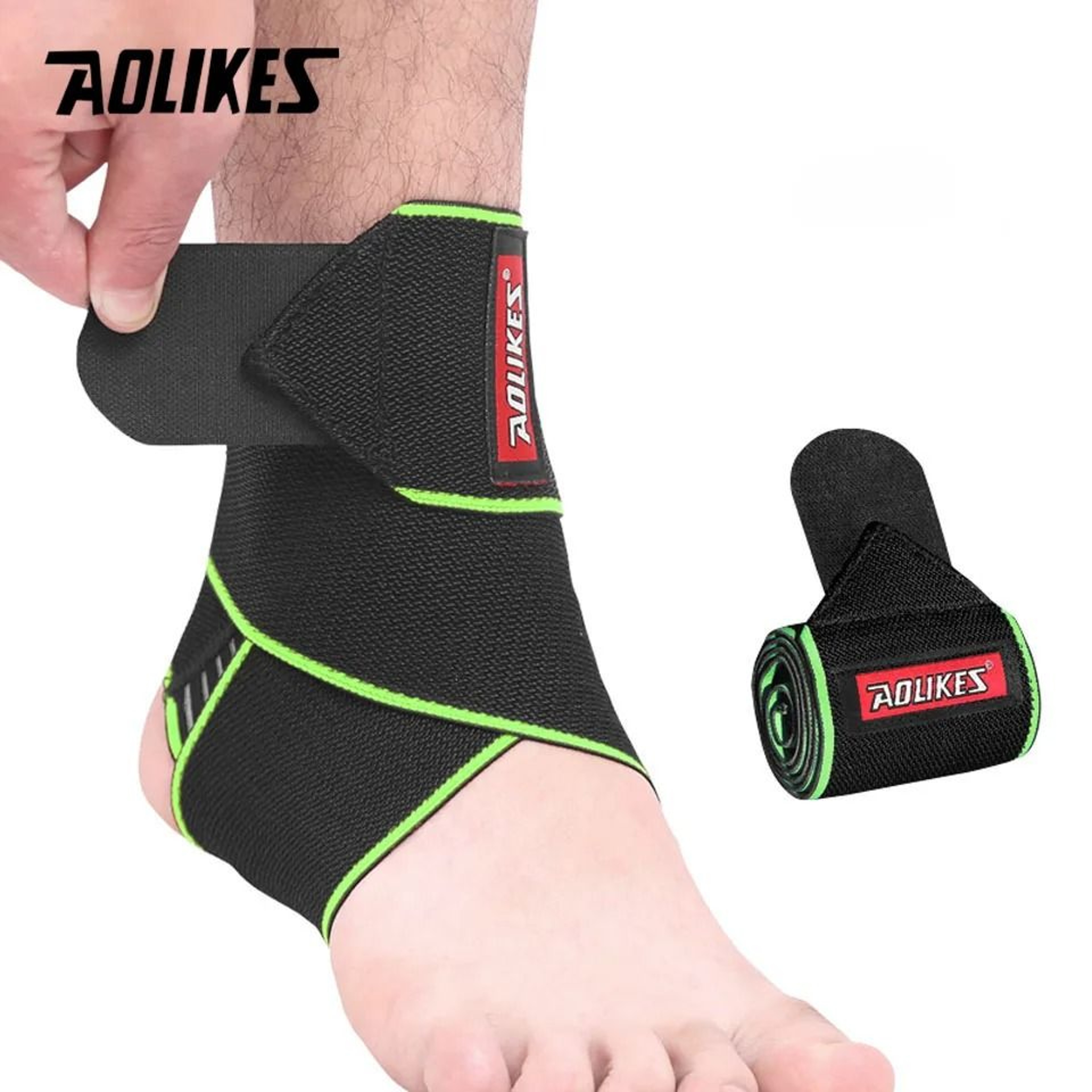 AOLIKES Adjustable Ankle Brace Breathable Sports Support 5