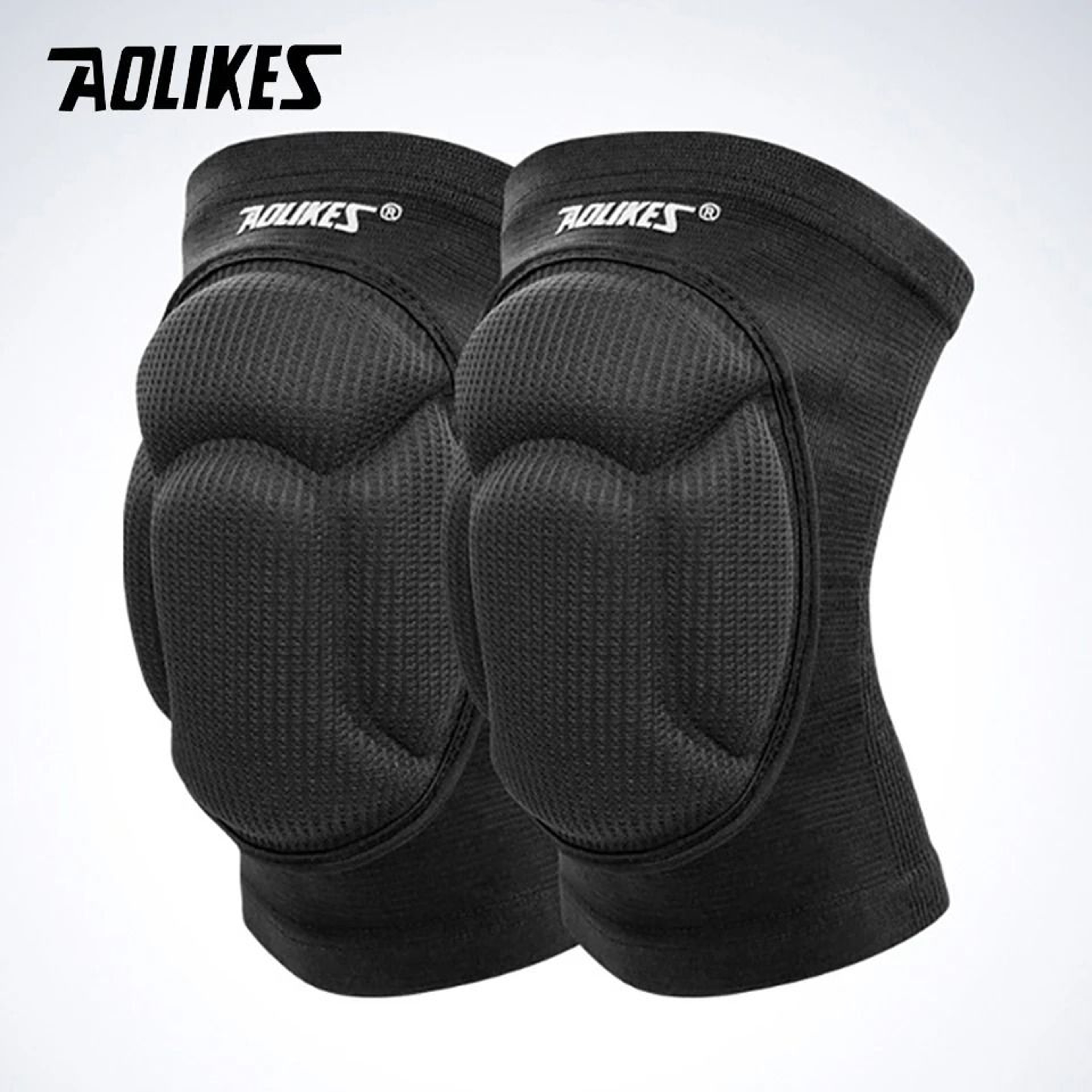 AOLIKES Anti Slip Volleyball Knee Pads With Thick Sponge 0