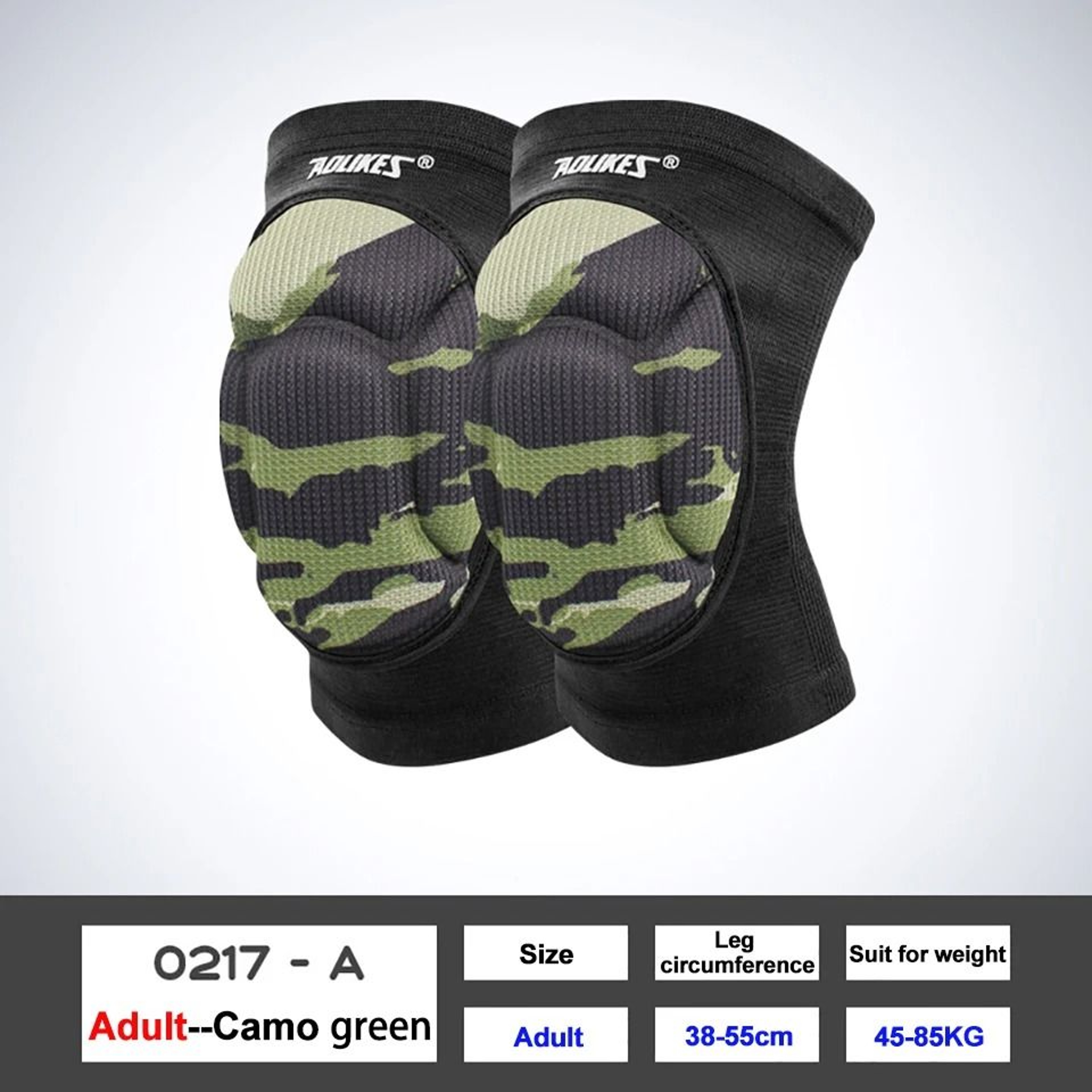 AOLIKES Anti Slip Volleyball Knee Pads With Thick Sponge 5