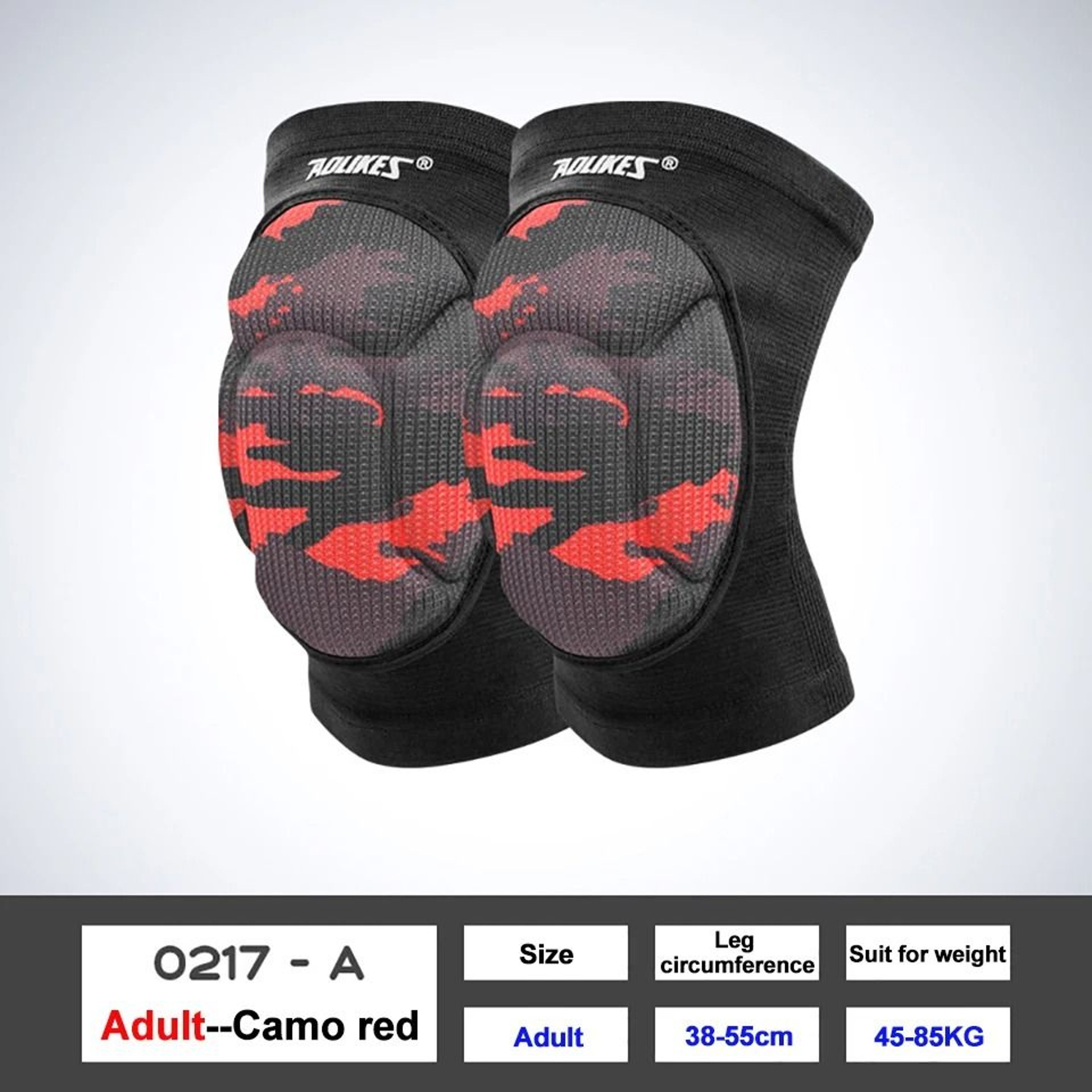 AOLIKES Anti Slip Volleyball Knee Pads With Thick Sponge 6