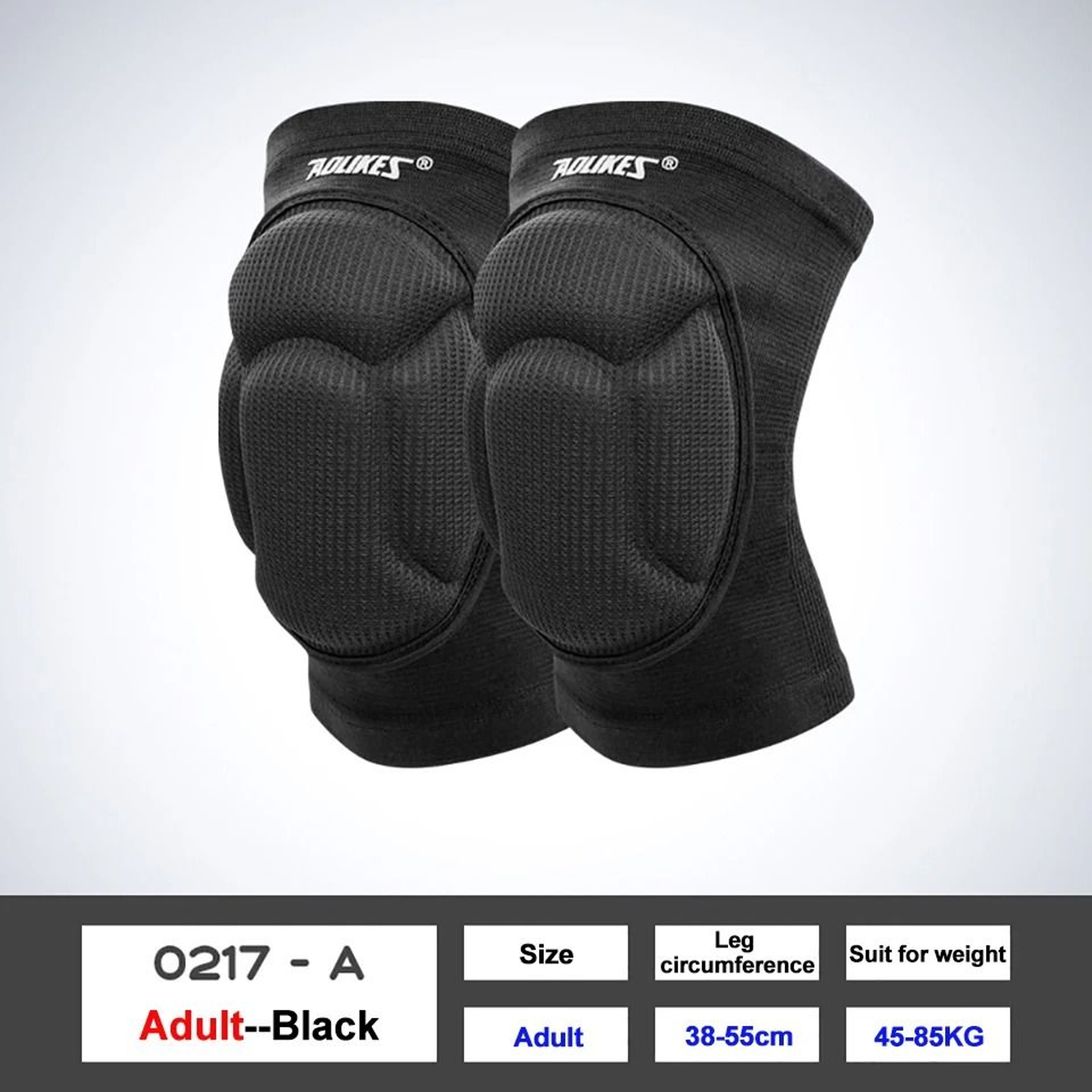 AOLIKES Anti Slip Volleyball Knee Pads With Thick Sponge 2